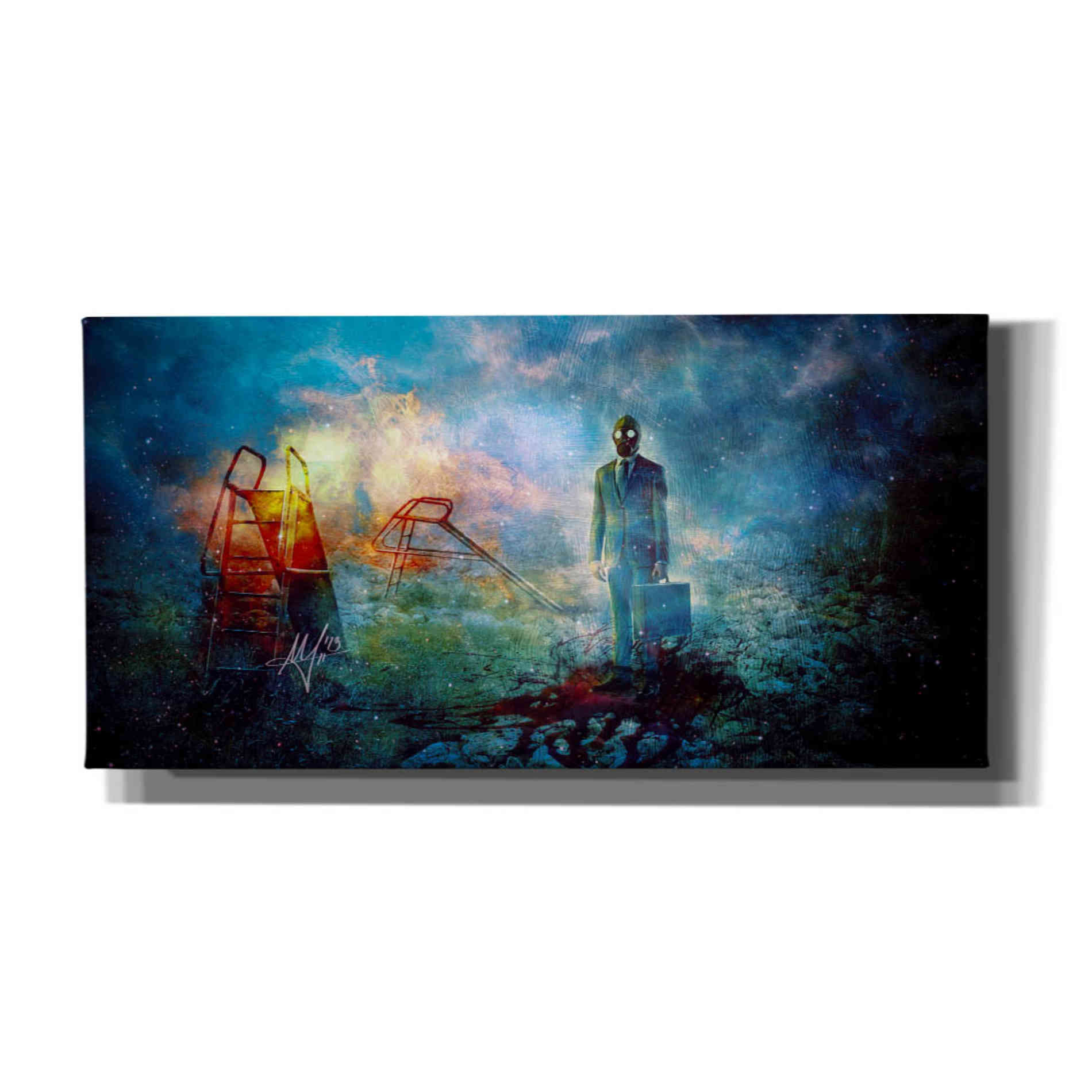 Cortesi Home 'Grief' by Mario Sanchez Nevado, Canvas Wall Art,Size 2 Landscape