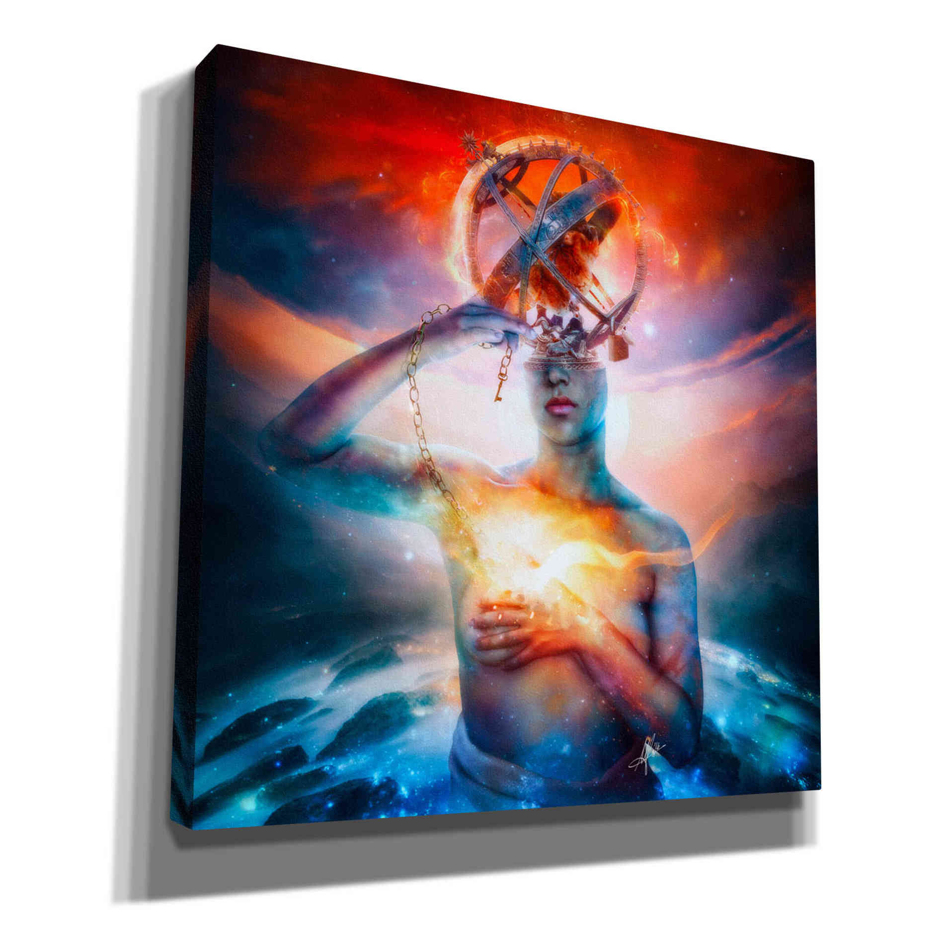 Cortesi Home 'Invisible' by Mario Sanchez Nevado, Canvas Wall Art,Size 1 Square