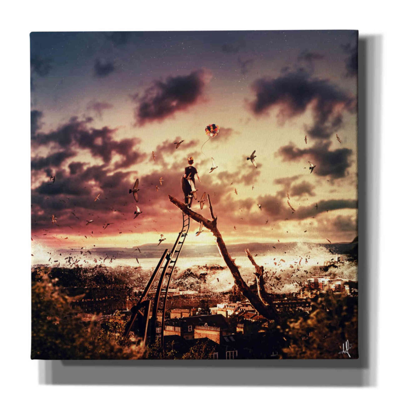 Cortesi Home 'King For A Day' by Mario Sanchez Nevado, Canvas Wall Art,Size 1 Square