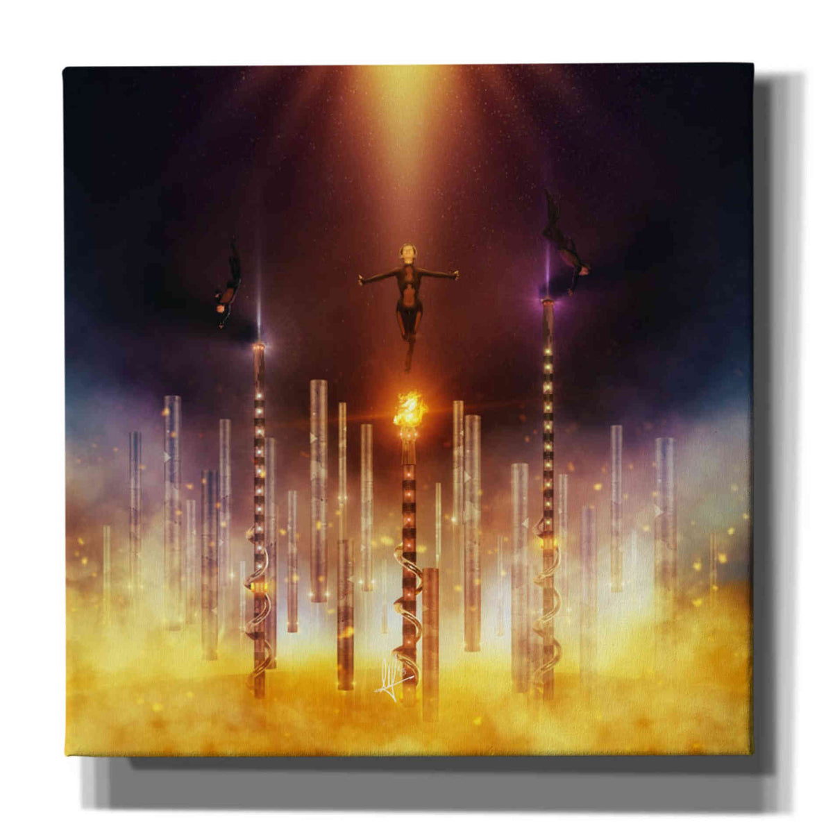 Cortesi Home &#39;Prometheus&#39; by Mario Sanchez Nevado, Canvas Wall Art,Size 1 Square