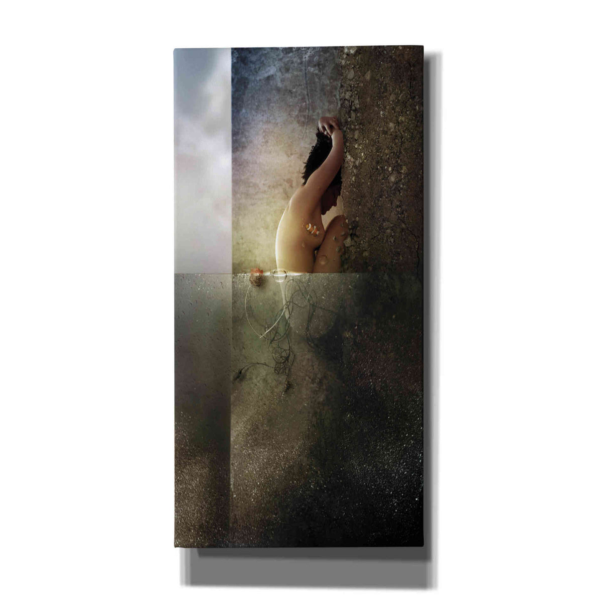 Cortesi Home &#39;Reality Clash&#39; by Mario Sanchez Nevado, Canvas Wall Art,Size 2 Portrait