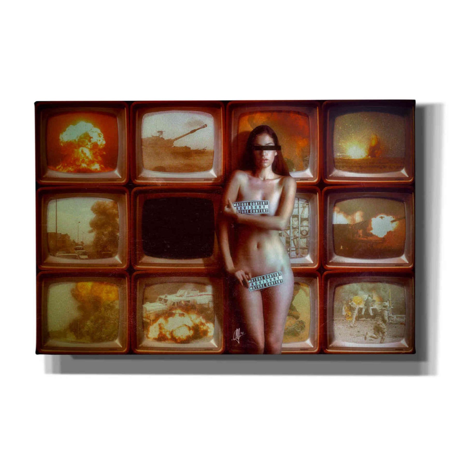 Cortesi Home 'Retransmission' by Mario Sanchez Nevado, Canvas Wall Art,Size A Landscape