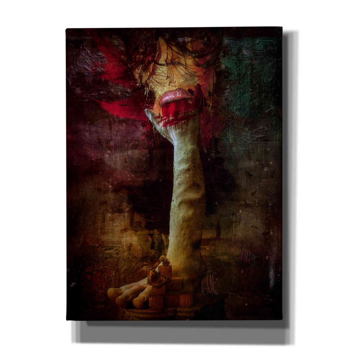 Cortesi Home &#39;Taste of Blood&#39; by Mario Sanchez Nevado, Canvas Wall Art,Size B Portrait
