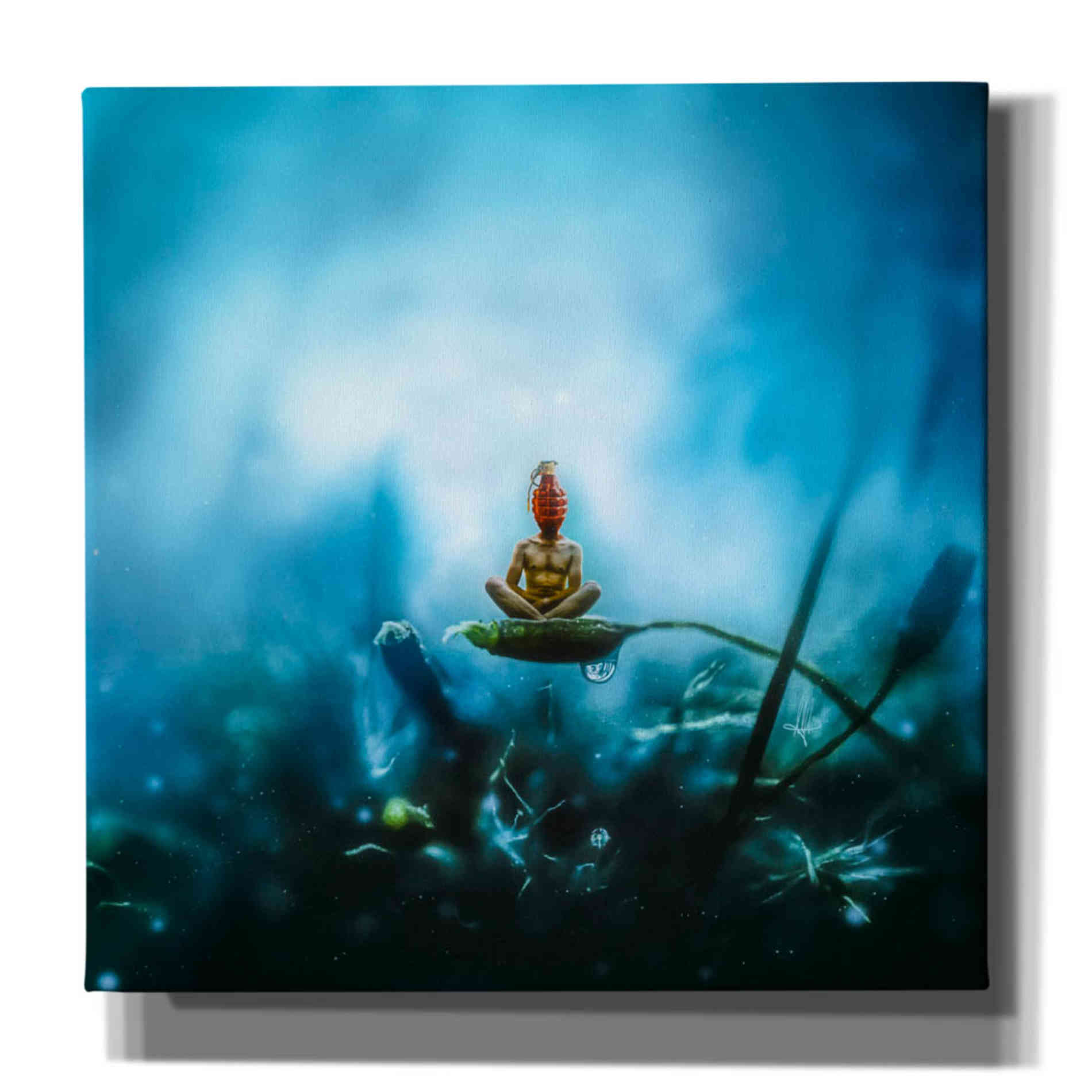 Cortesi Home 'Temporary Peace' by Mario Sanchez Nevado, Canvas Wall Art,Size 1 Square