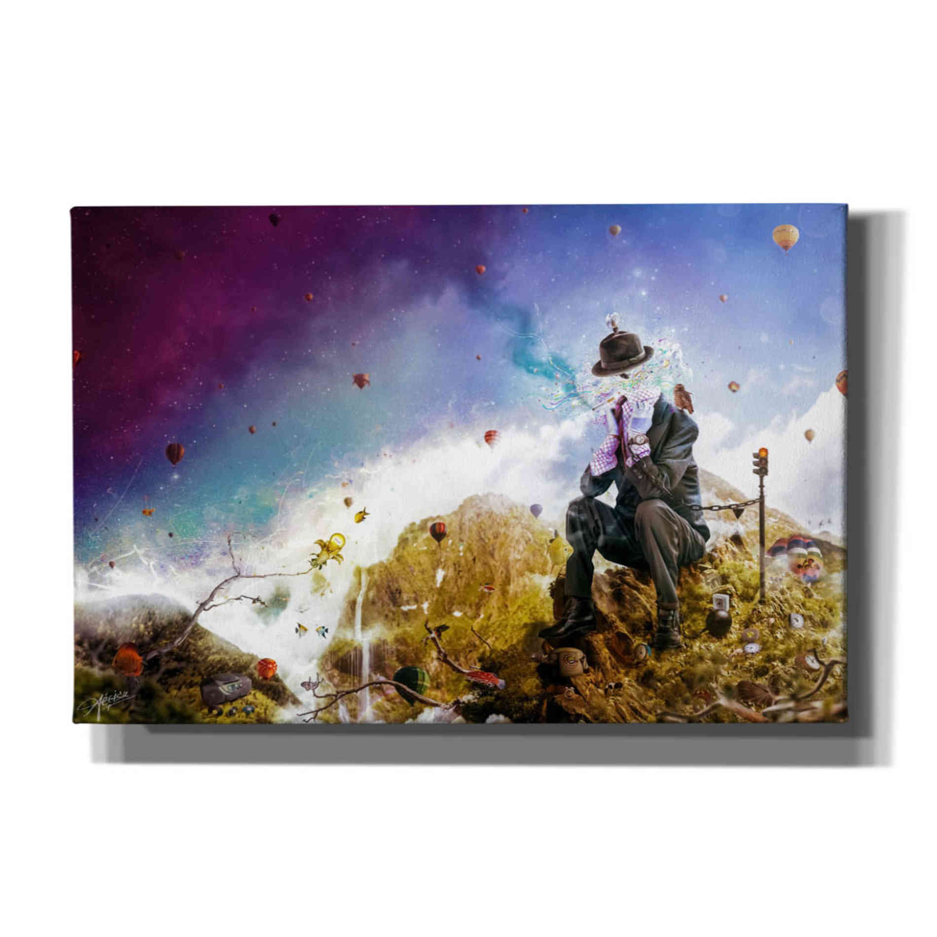 Cortesi Home 'The Uninspired' by Mario Sanchez Nevado, Canvas Wall Art,Size A Landscape