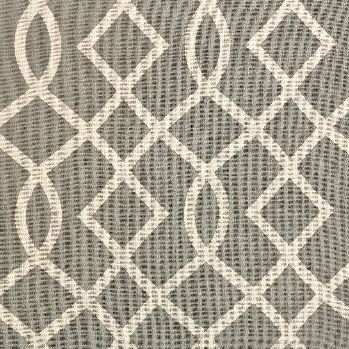 Cortesi Home Kiki Upholstered Storage Ottoman, Grey Pattern