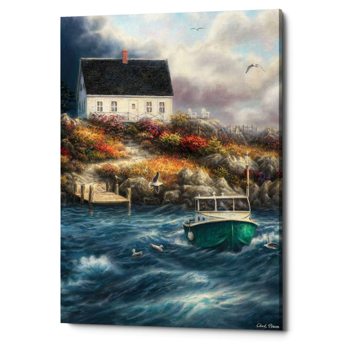 Cortesi Home &#39;Cape Cod Afternoon&#39; by Chuck Pinson, Canvas Wall Art
