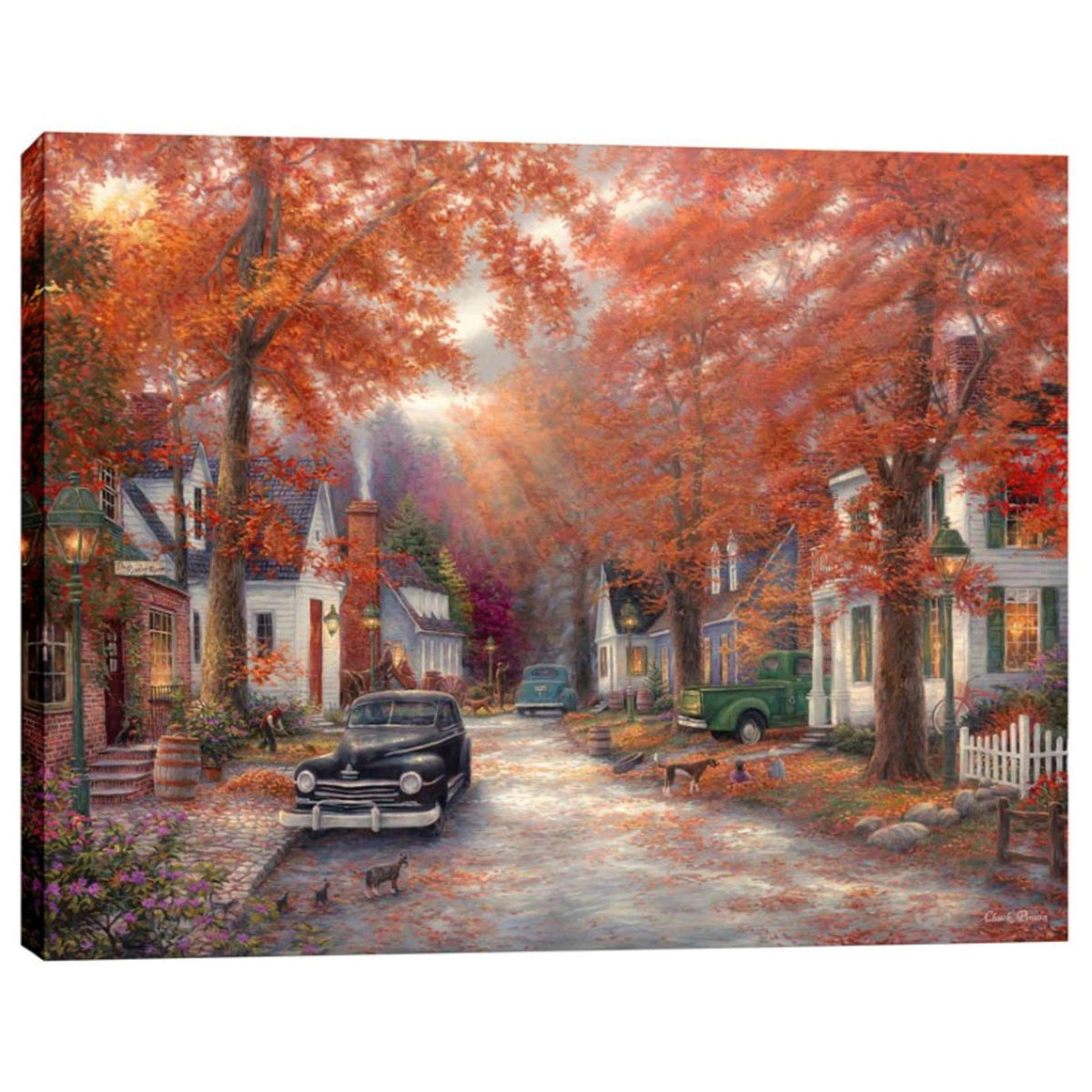 Cortesi Home &#39;A Moment on Memory Lane&#39; by Chuck Pinson, Canvas Wall Art