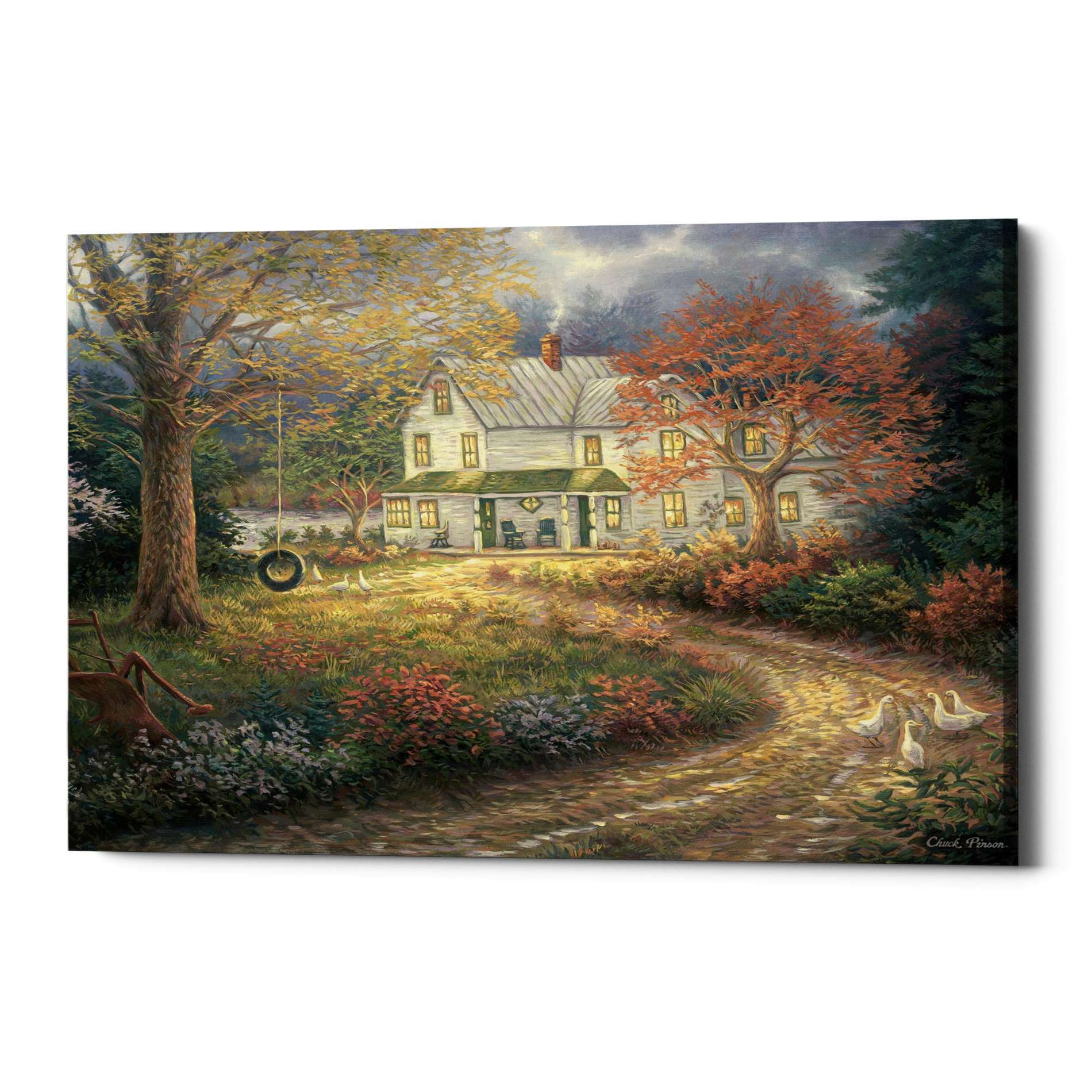 Cortesi Home 'Mid Country Farmhouse' by Chuck Pinson, Canvas Wall Art