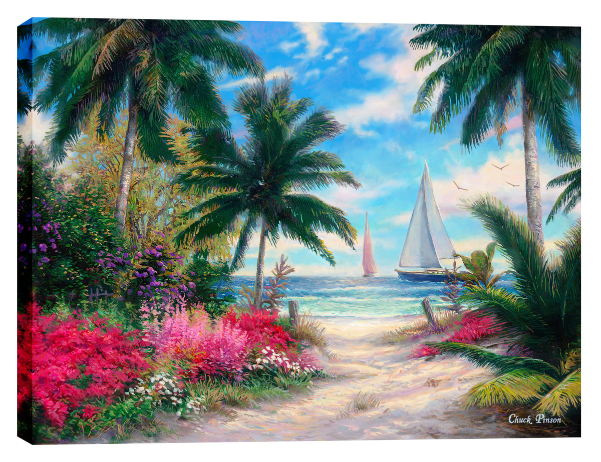 Cortesi Home &quot;Sea Breeze Trail&quot; by Chuck Pinson, Giclee Canvas Wall Art