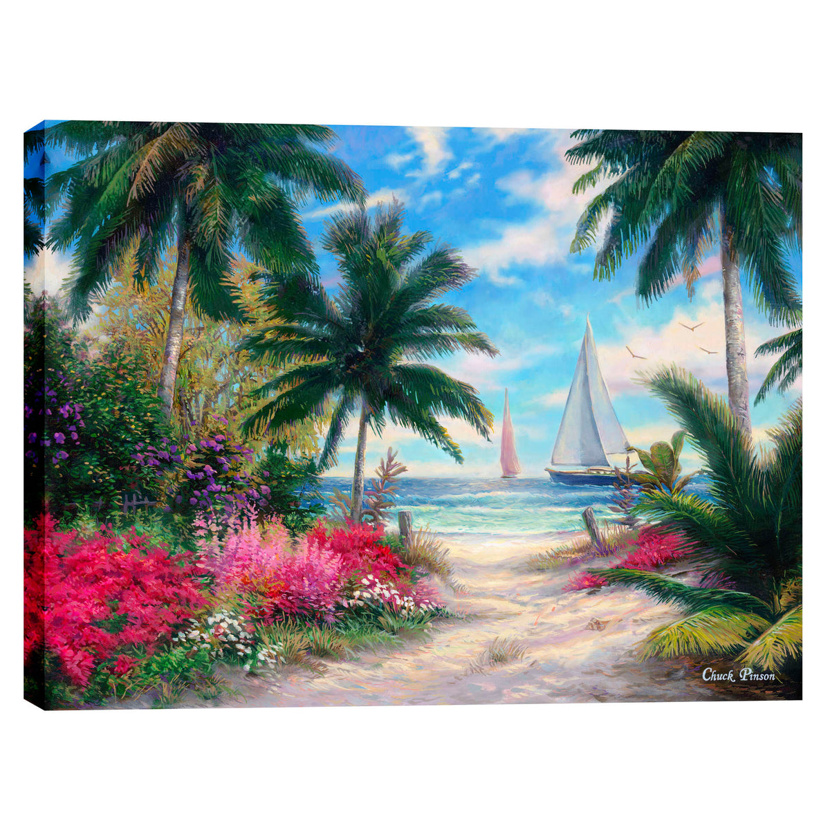 Cortesi Home &#39;Sea Breeze Trail&#39; by Chuck Pinson, Canvas Wall Art