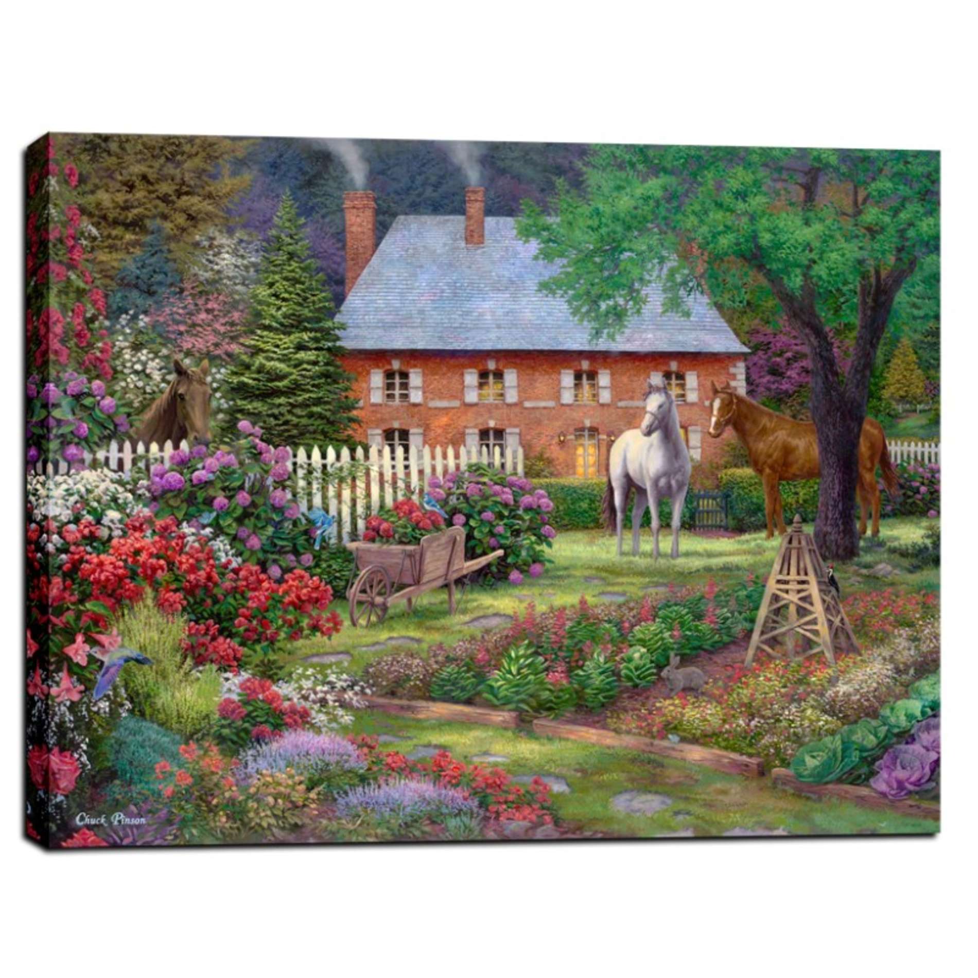 Cortesi Home 'The Sweet Garden' by Chuck Pinson, Canvas Wall Art