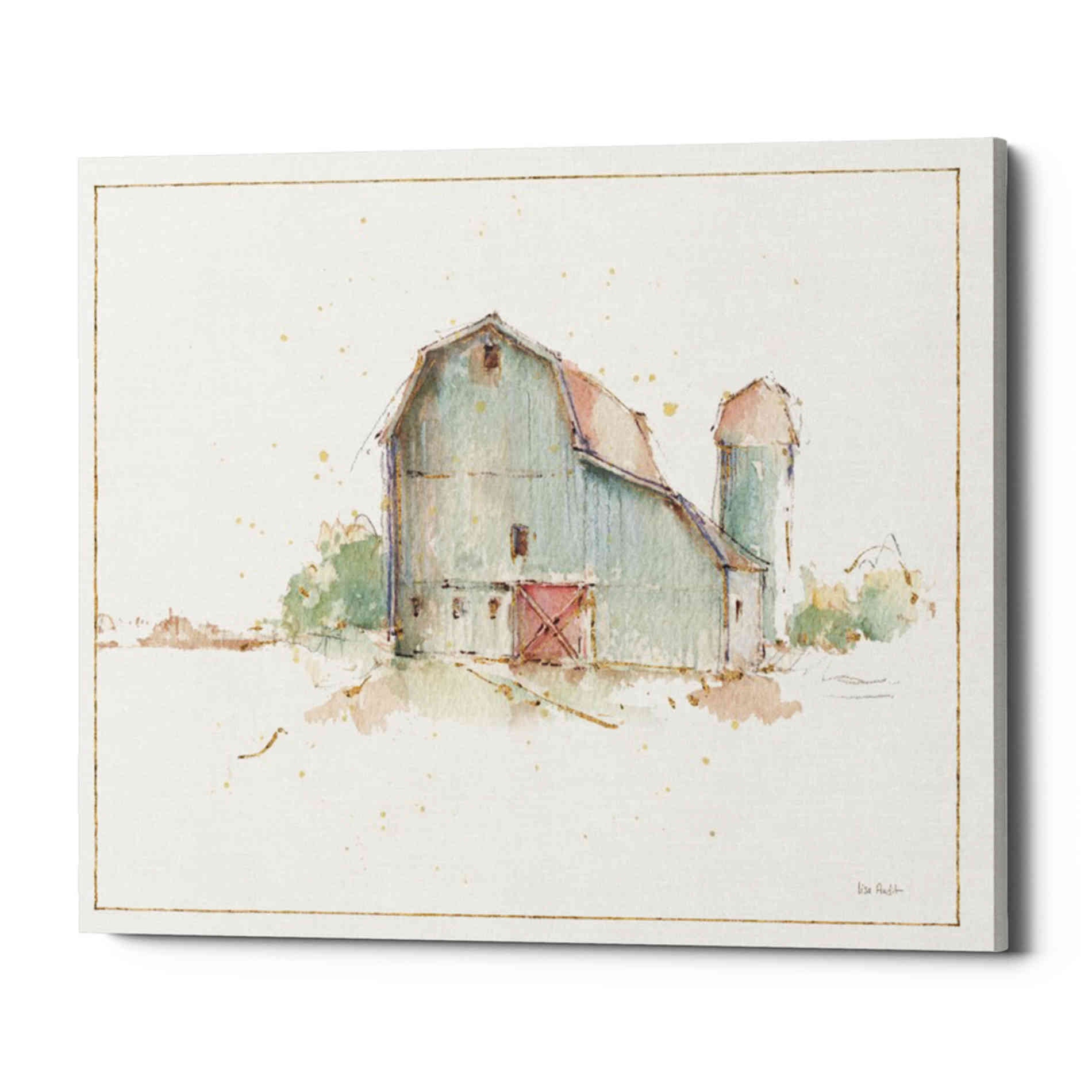 Epic Graffiti 'Farm Friends XIV Barn' by Lisa Audit, Canvas Wall Art,