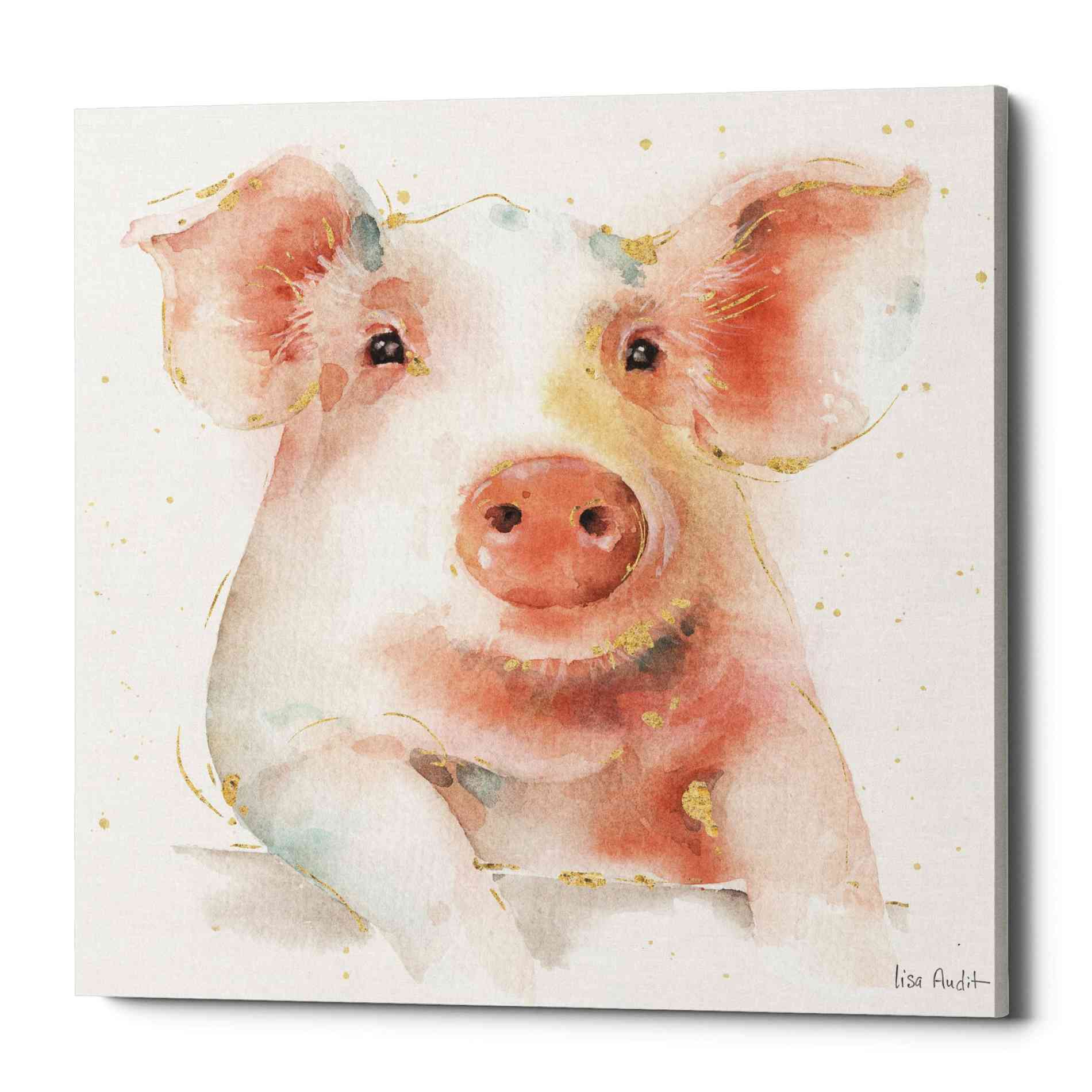 Epic Graffiti 'Farm Friends III' by Lisa Audit, Canvas Wall Art,