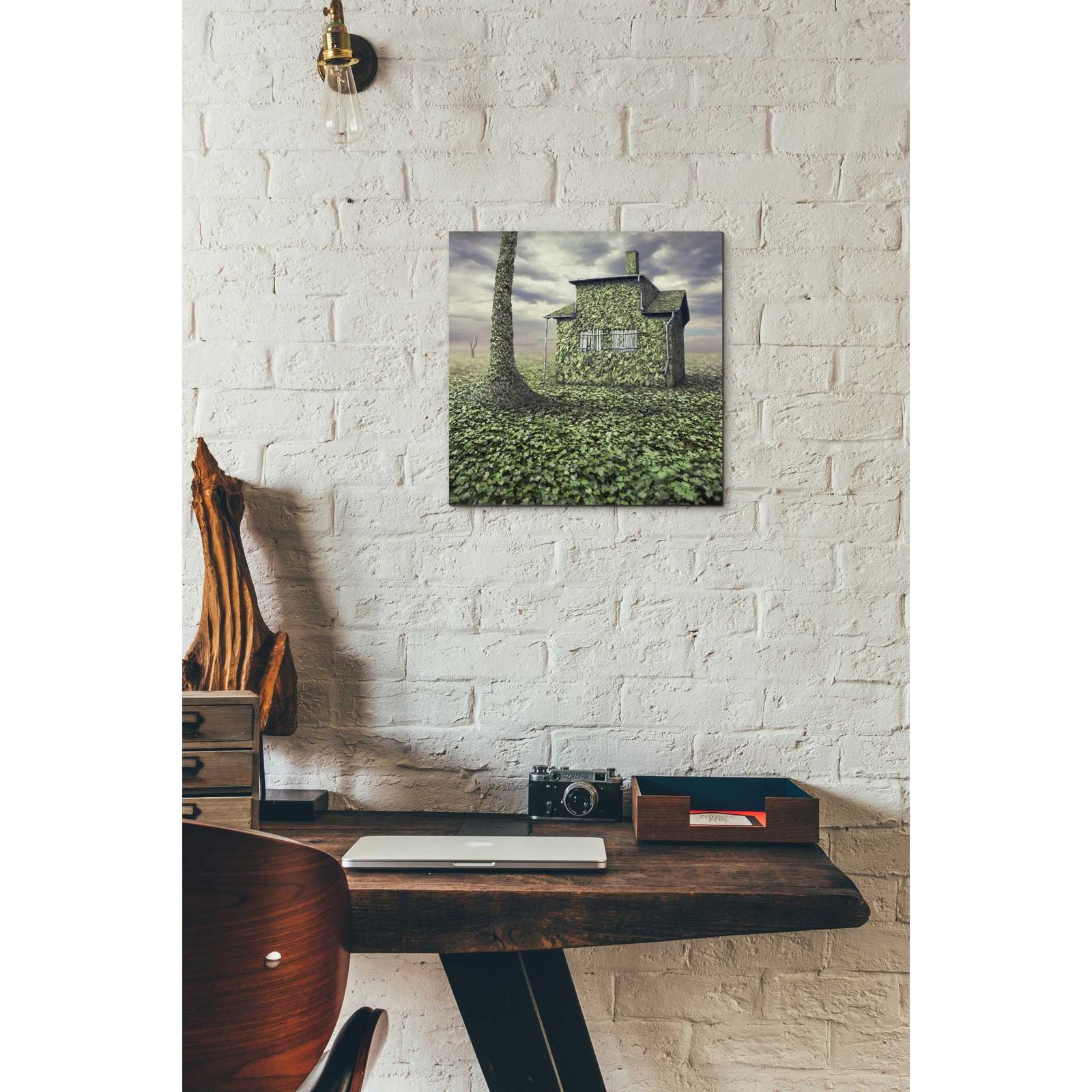 Epic Graffiti 'House of Leaves' by Dariusz Klimczak, Canvas Wall Art