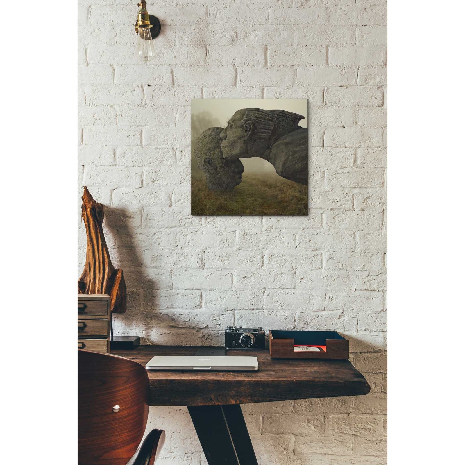 Epic Graffiti 'Mother's Kiss' by Dariusz Klimczak, Canvas Wall Art