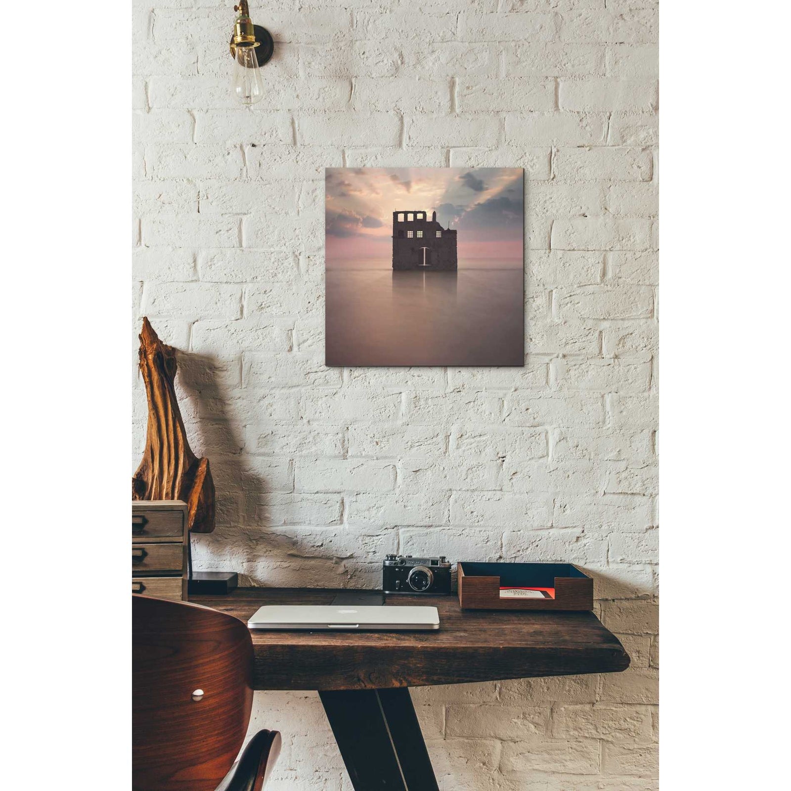 Epic Graffiti 'Watercastle' by Dariusz Klimczak, Canvas Wall Art