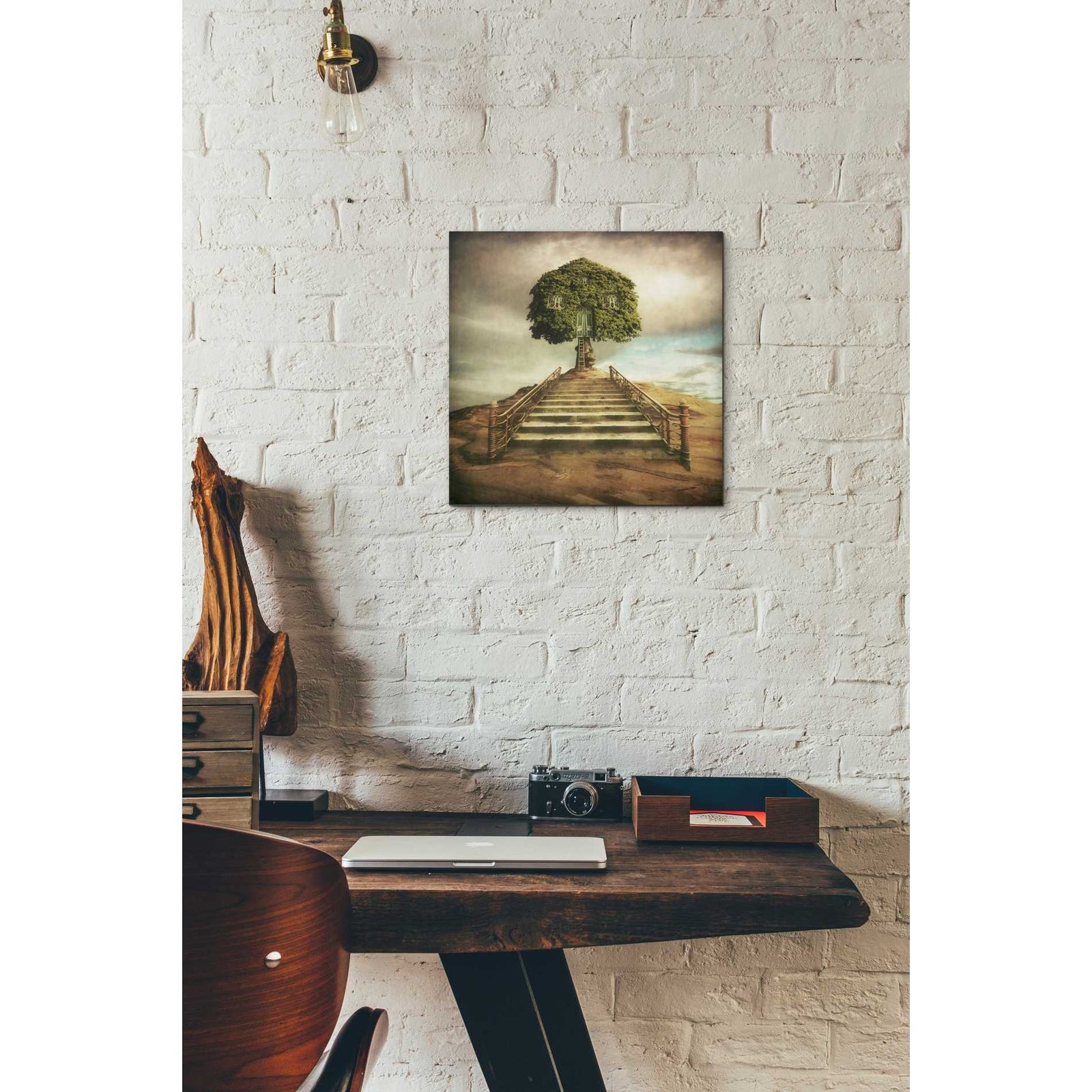 Epic Graffiti 'Treeshouse' by Dariusz Klimczak, Canvas Wall Art