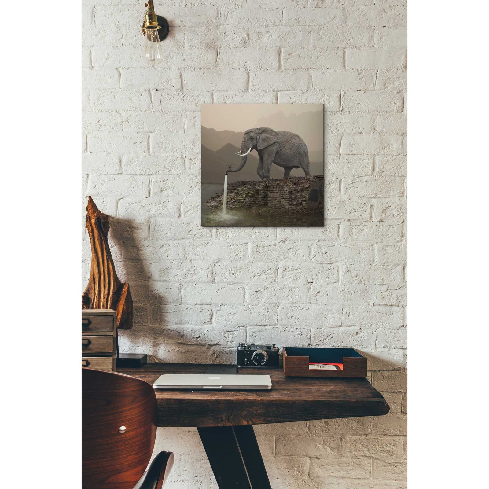 Epic Graffiti 'Hydrant' by Dariusz Klimczak, Canvas Wall Art