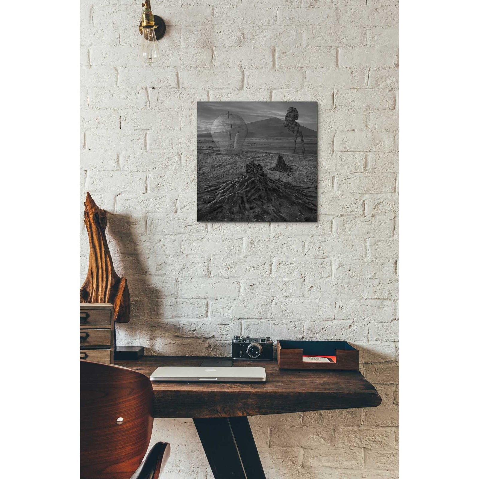 Epic Graffiti 'Meeting With Faun' by Dariusz Klimczak, Canvas Wall Art