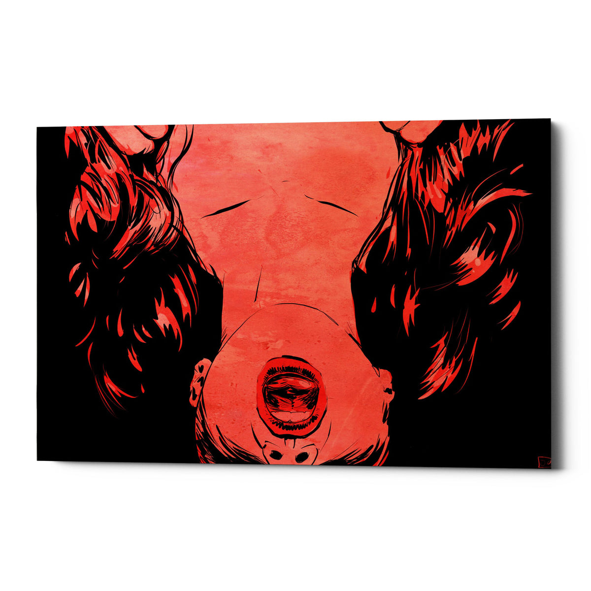 Epic Graffiti &quot;O&quot; by Giuseppe Cristiano, Giclee Canvas Wall Art, 12&quot;x16&quot;