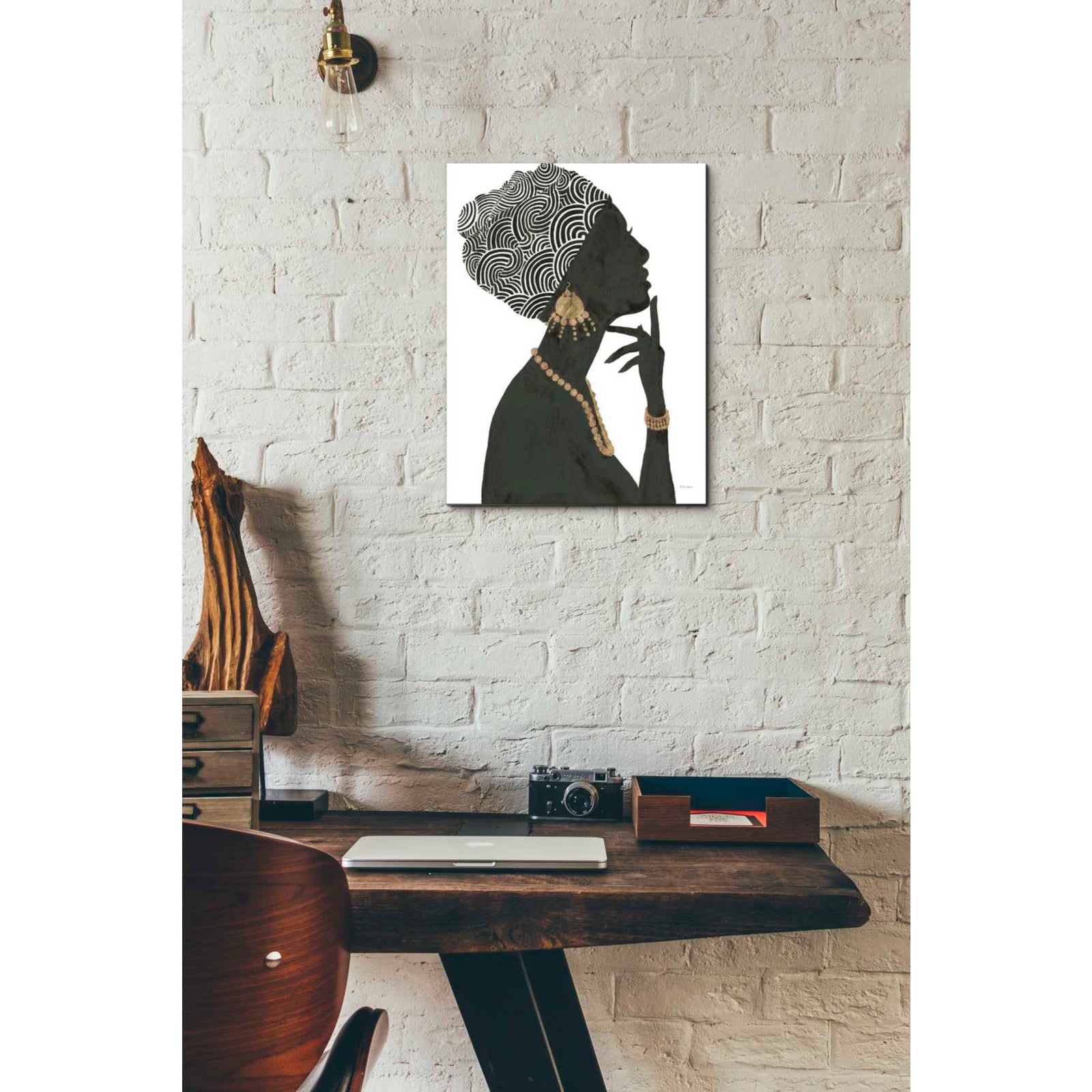 Epic Graffiti 'Graceful Majesty I' by Emily Adams, Giclee Canvas Wall Art