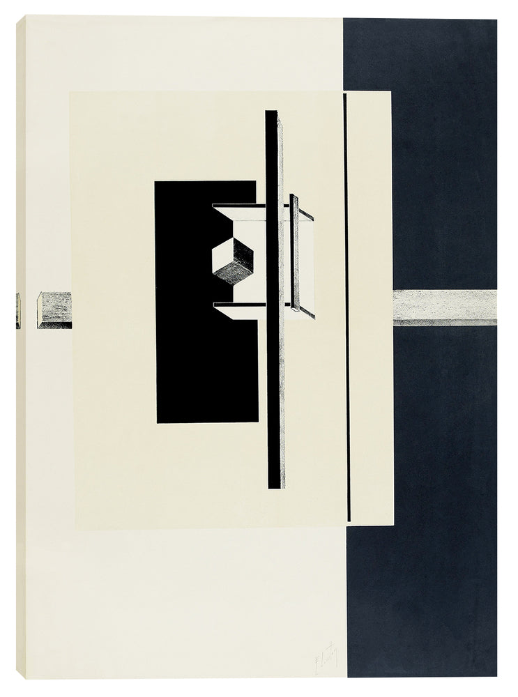 Epic Graffiti &quot;1o Kestnermappe Proun&quot; by El Lissitzky Giclee Canvas Wall Art, 12&quot; x 16&quot;