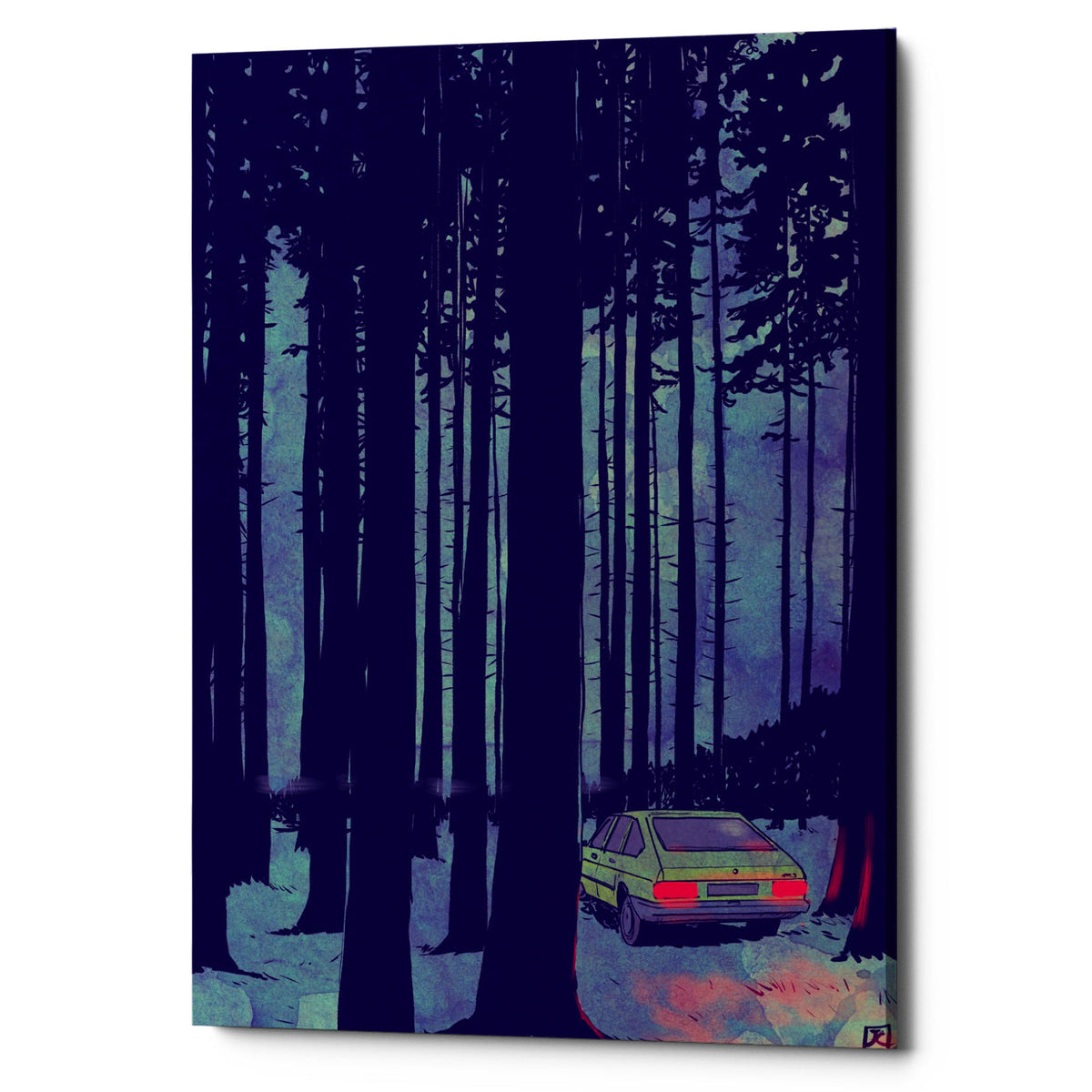 Epic Graffiti &quot;Cars 11&quot; by Giuseppe Cristiano, Giclee Canvas Wall Art, 12&quot;x18&quot;