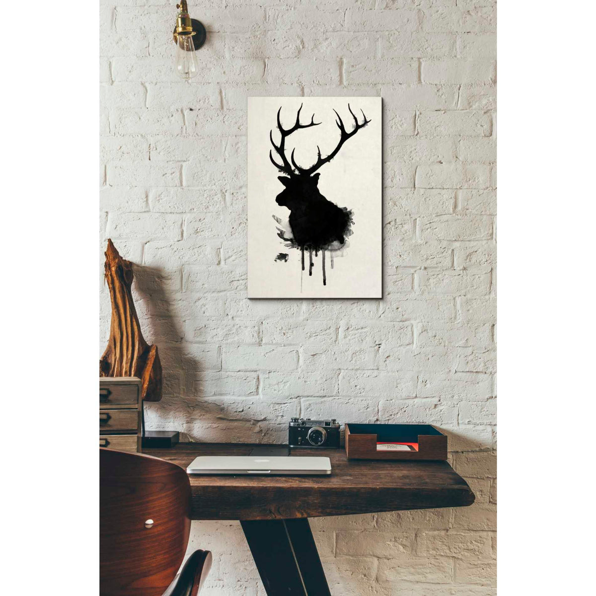 Cortesi Home &#39;Elk&#39; by Nicklas Gustafsson, Canvas Wall Art,12 x 18