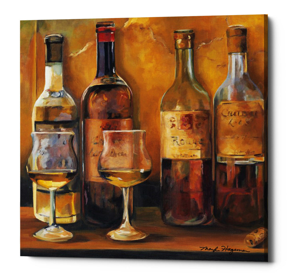 Epic Graffiti &quot;Cellar Whites&quot; by Marilyn Hageman, Giclee Canvas Wall Art, 18&quot;x18&quot;