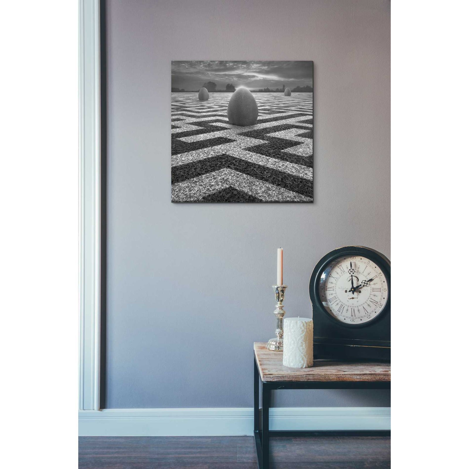 Epic Graffiti 'Ptasi Labirynt' by Dariusz Klimczak, Canvas Wall Art,12 x 12