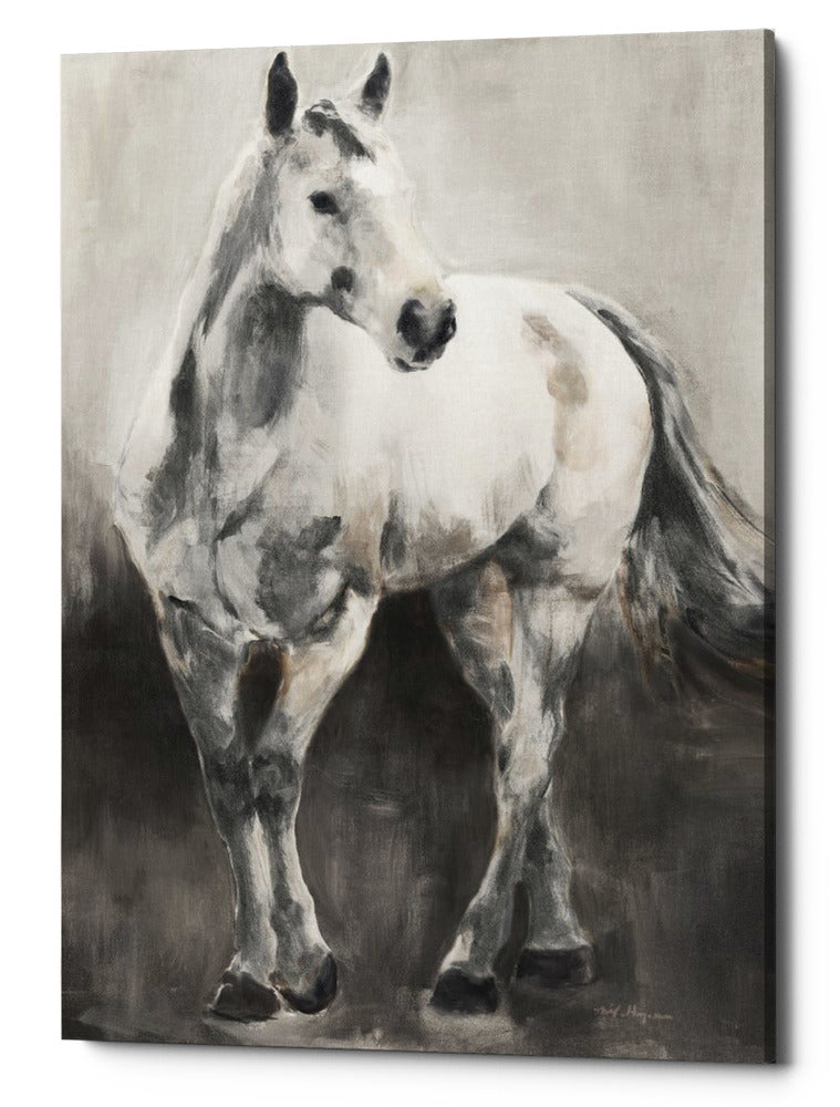 Epic Graffiti &quot;Copper And Nickel White Grey&quot; by Marilyn Hageman, Giclee Canvas Wall Art, 18&quot;x26&quot;