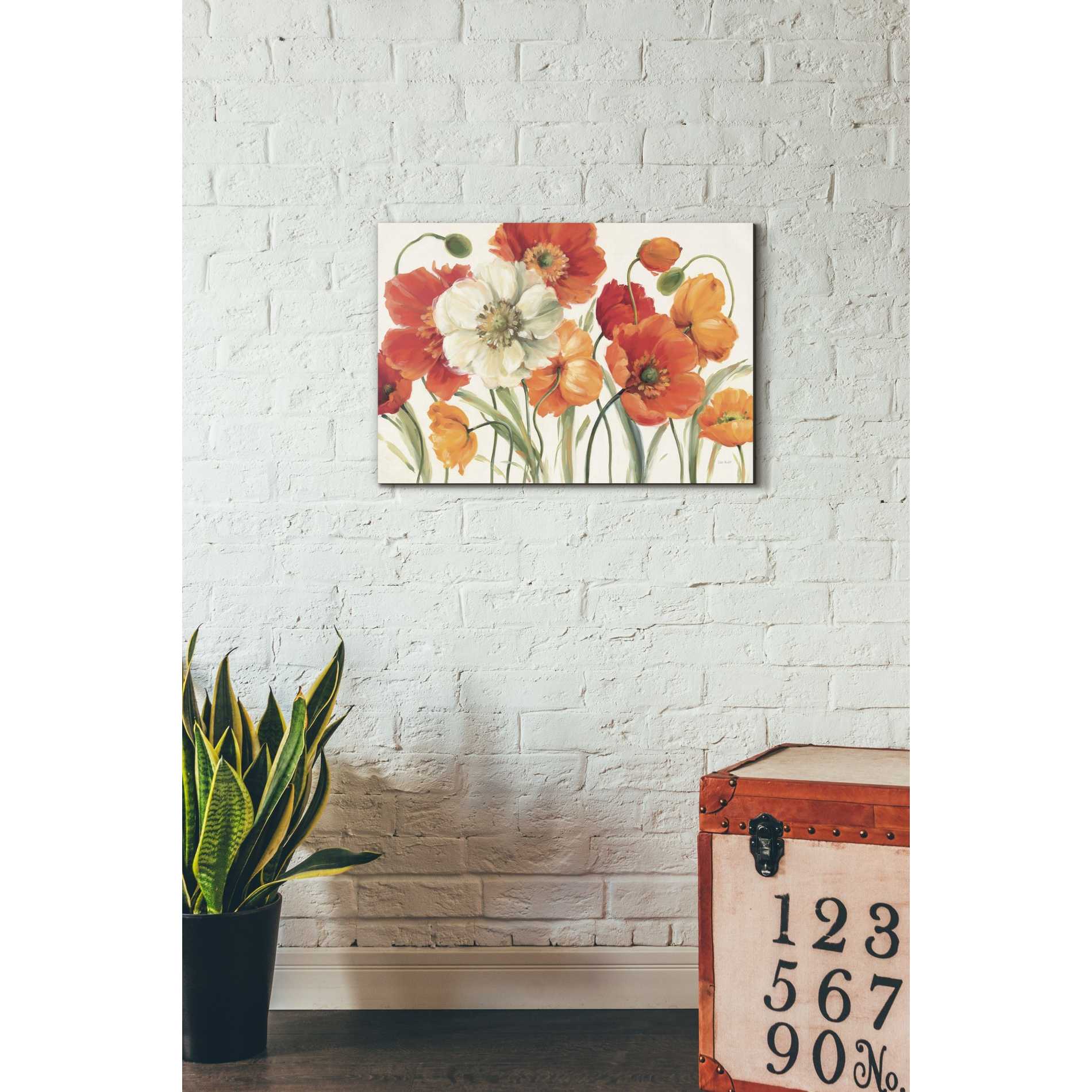 Epic Graffiti 'Poppies Melody I' by Lisa Audit, Canvas Wall Art,,18 x 26