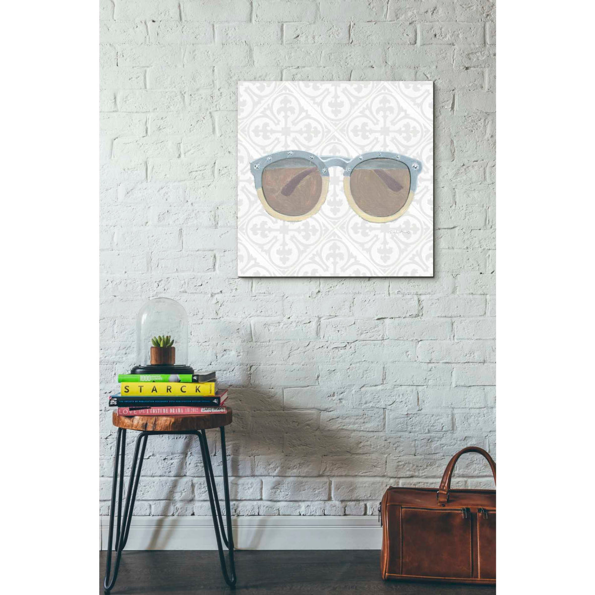 Epic Graffiti &#39;Must Have Fashion I Gray White&#39; by Emily Adams, Giclee Canvas Wall Art