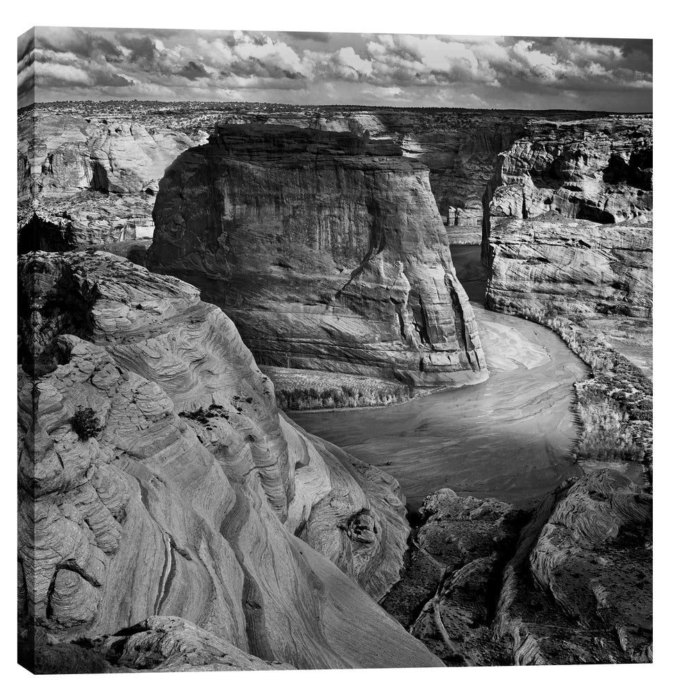 Epic Graffiti &quot;Canyon de Chelly National Monument&quot; by Ansel Adams Giclee Canvas Wall Art, 26&quot; x 26&quot;