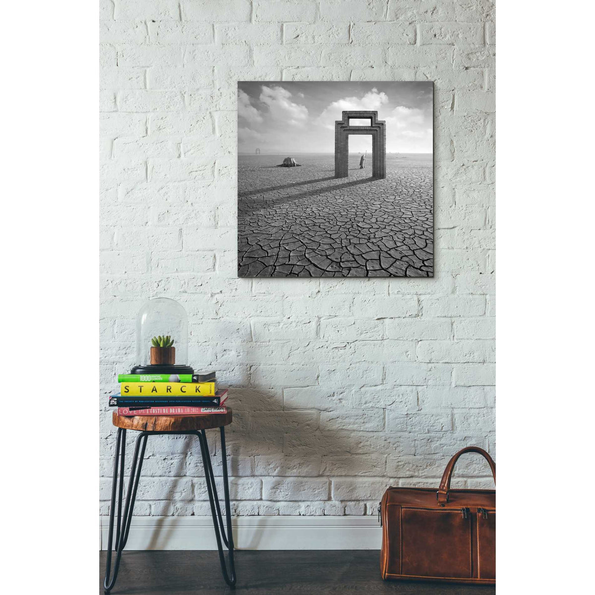 Epic Graffiti &#39;Gatekeeper&#39; by Dariusz Klimczak, Canvas Wall Art,26 x 26