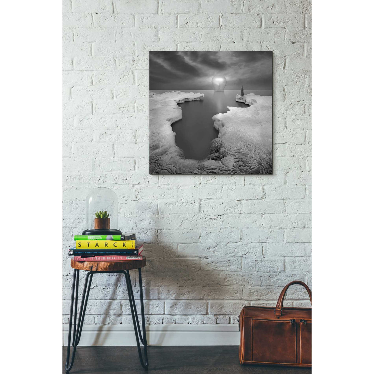 Epic Graffiti &#39;Lighthouse&#39; by Dariusz Klimczak, Canvas Wall Art,26 x 26