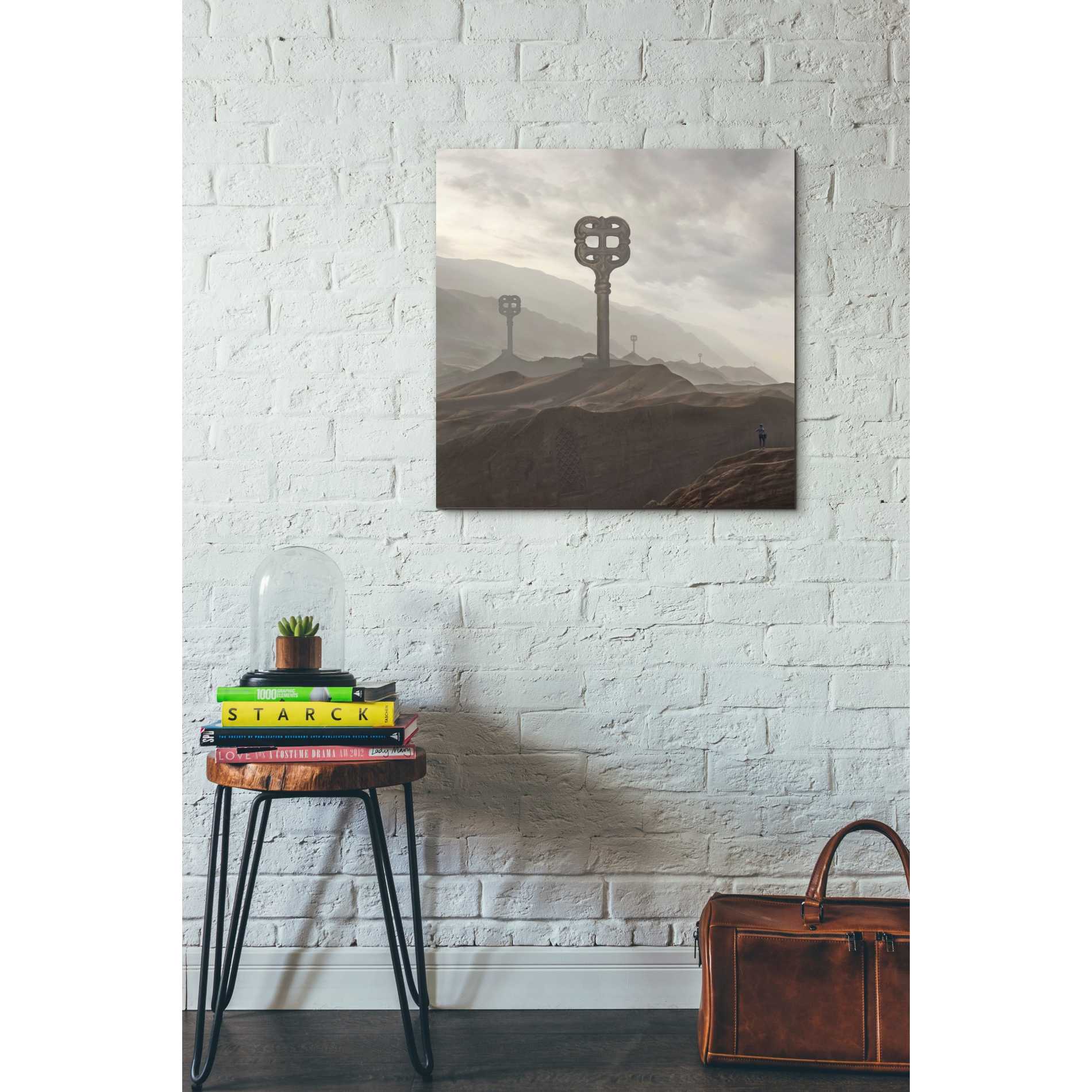 Epic Graffiti 'Land of Keys' by Dariusz Klimczak, Canvas Wall Art