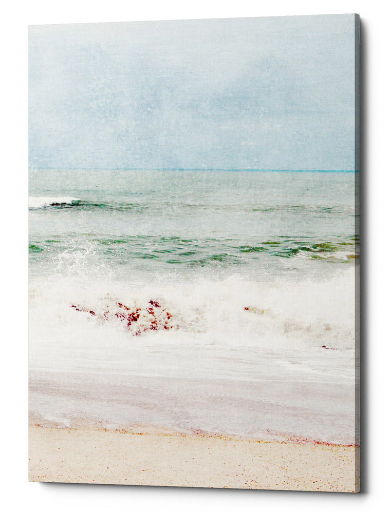 Epic Graffiti &quot;Pastel Waves&quot; by Linda Woods, Giclee Canvas Wall Art, 26&quot;x40&quot;