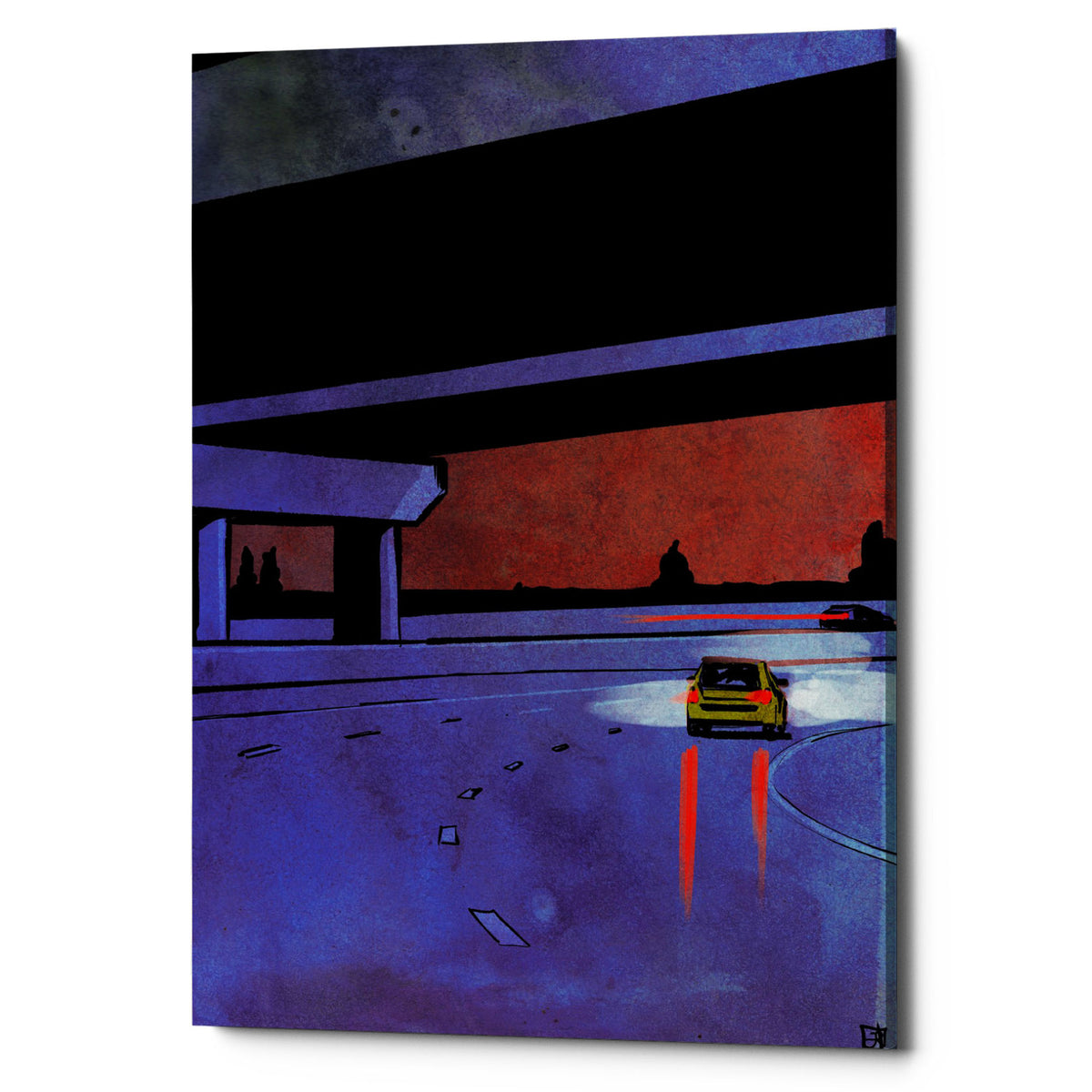 Epic Graffiti &quot;Cars 7&quot; by Giuseppe Cristiano, Giclee Canvas Wall Art, 26&quot;x40&quot;