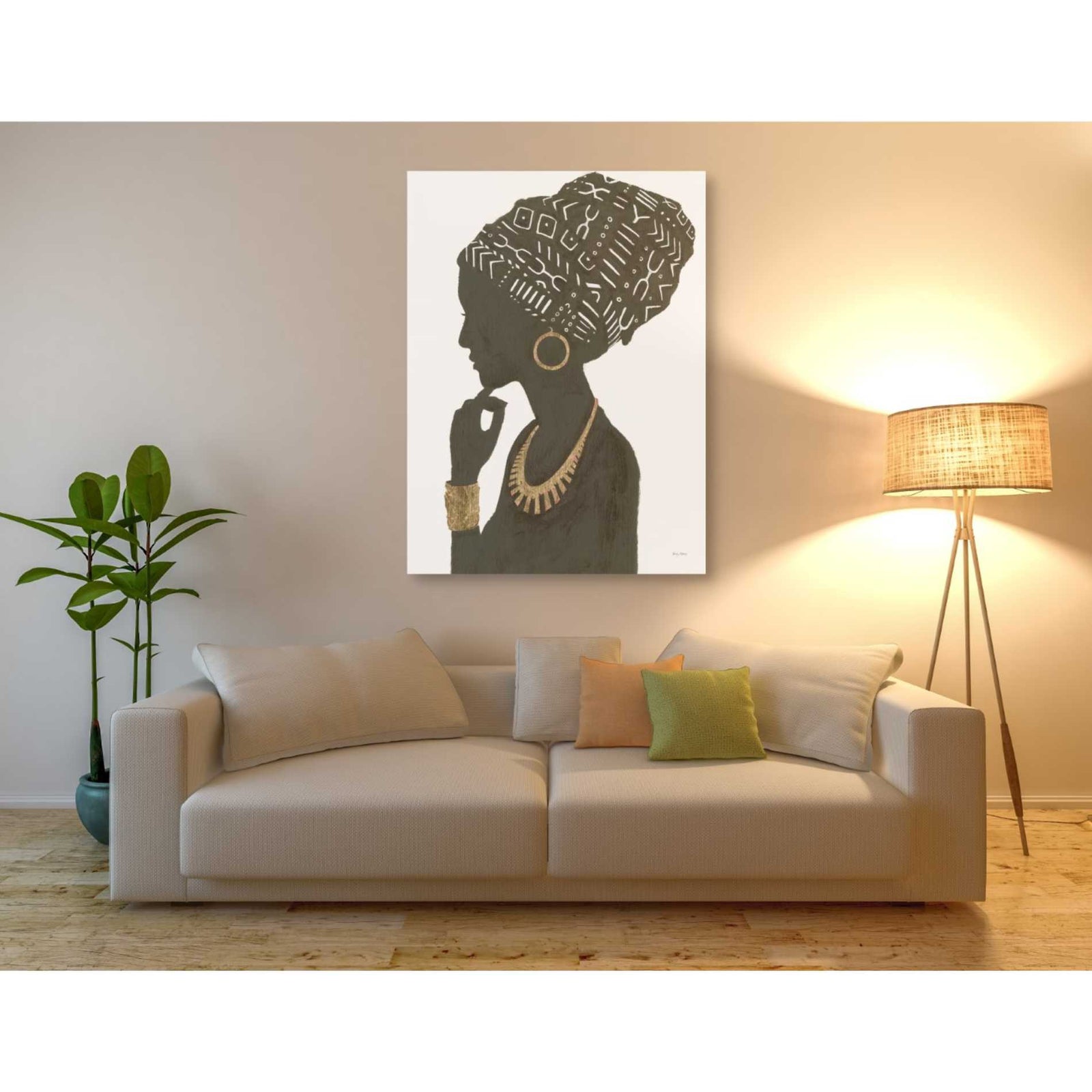 Epic Graffiti 'Graceful Majesty II' by Emily Adams, Giclee Canvas Wall Art