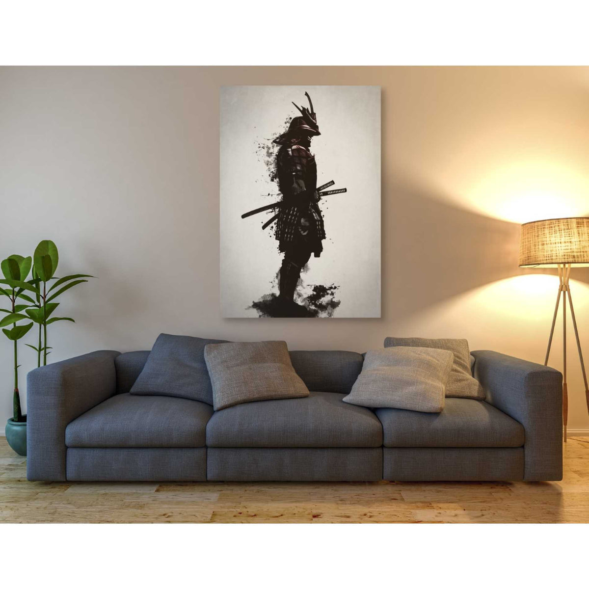 Cortesi Home &#39;Armored Samurai&#39; by Nicklas Gustafsson, Canvas Wall Art,40 x 60