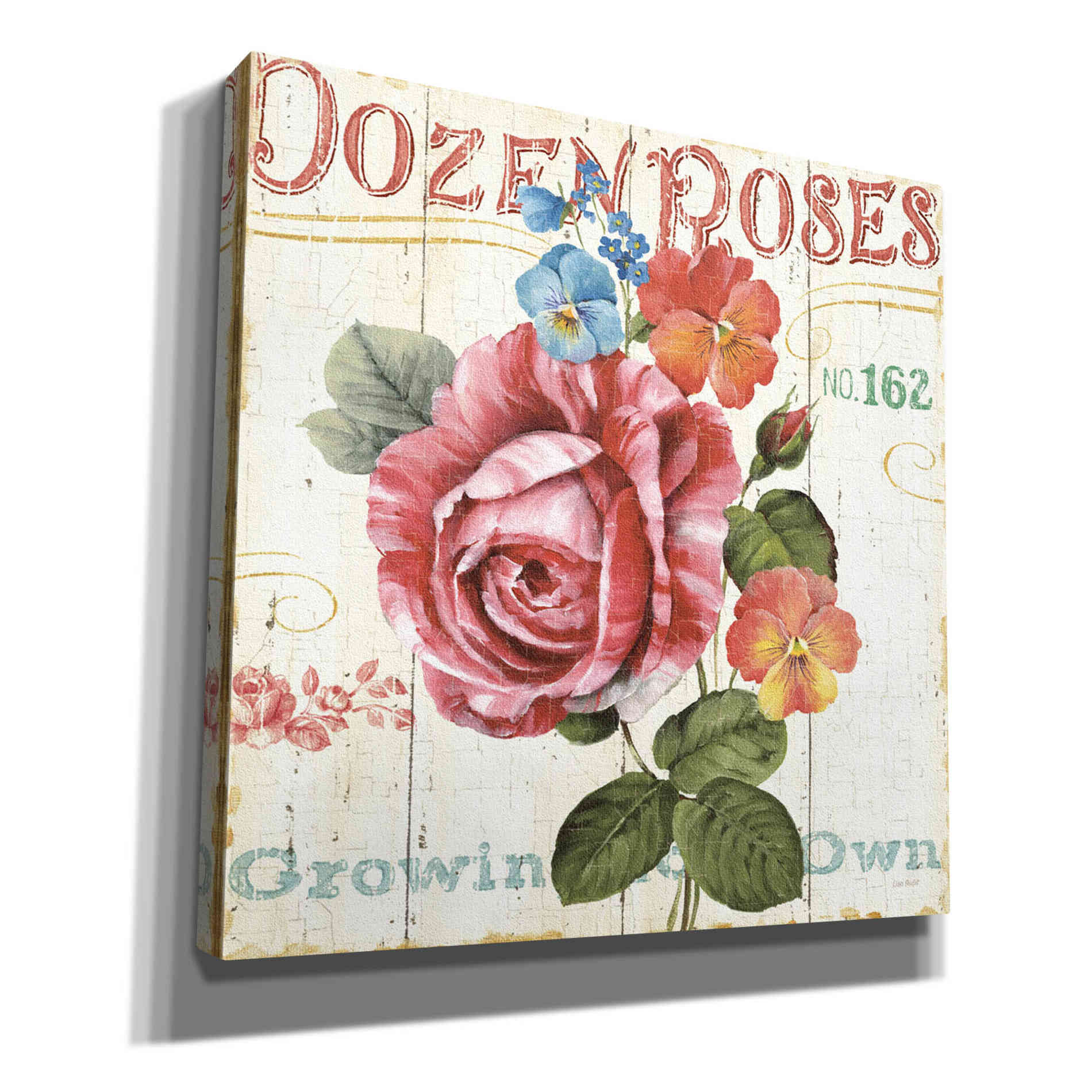 Epic Graffiti 'Rose Garden II' by Lisa Audit, Canvas Wall Art