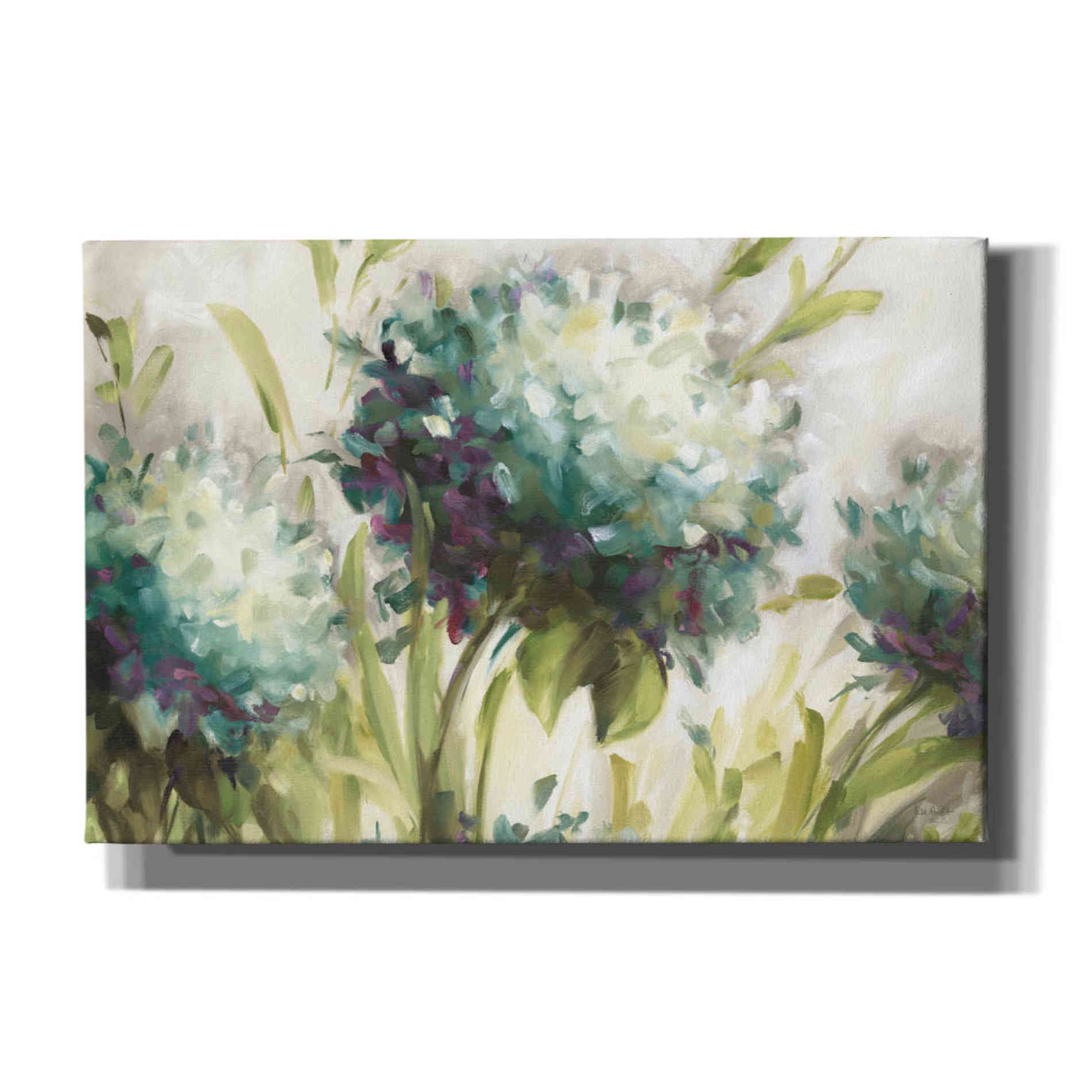 Epic Graffiti 'Hydrangea Field' by Lisa Audit, Canvas Wall Art