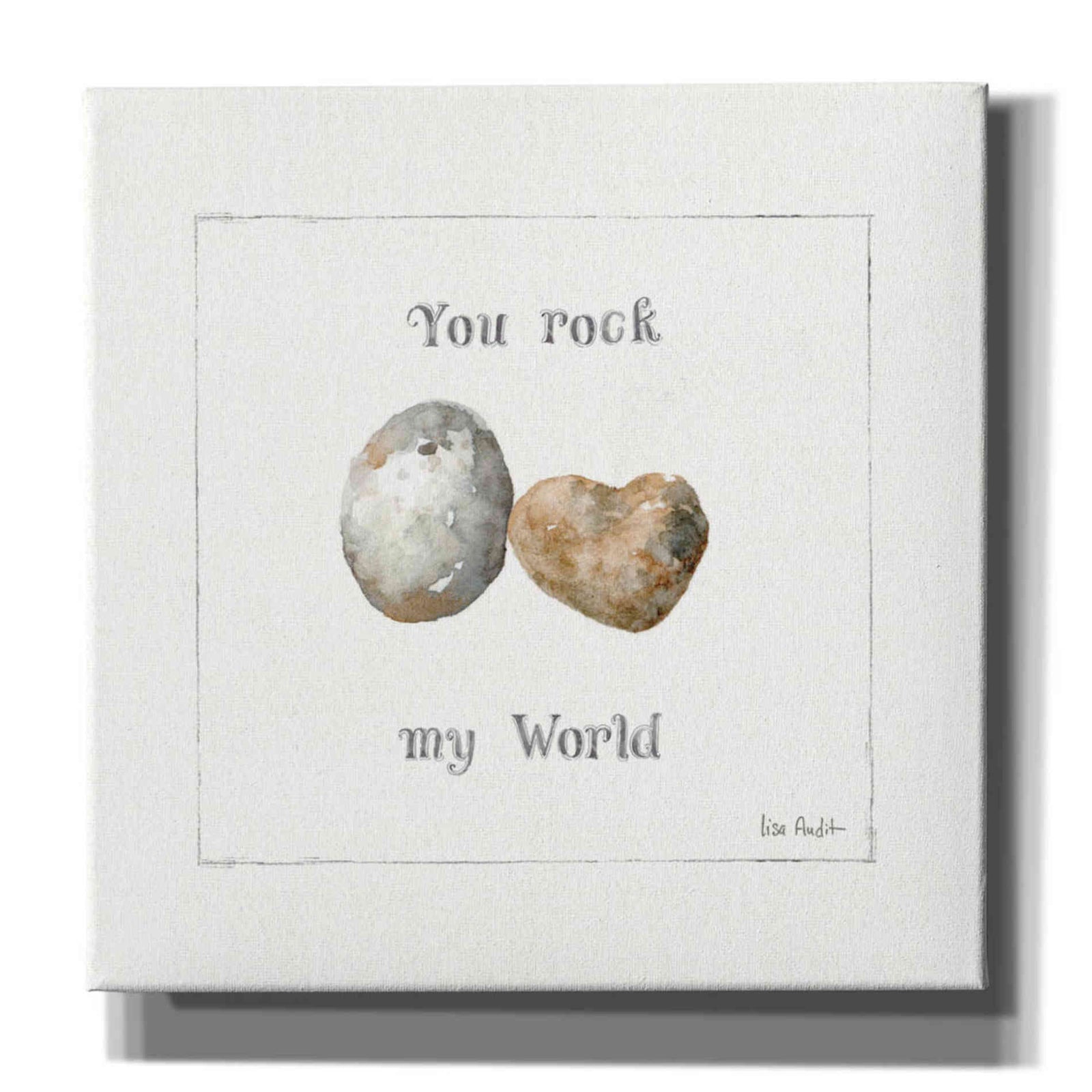 Epic Graffiti 'Pebbles and Sandpipers V' by Lisa Audit, Canvas Wall Art