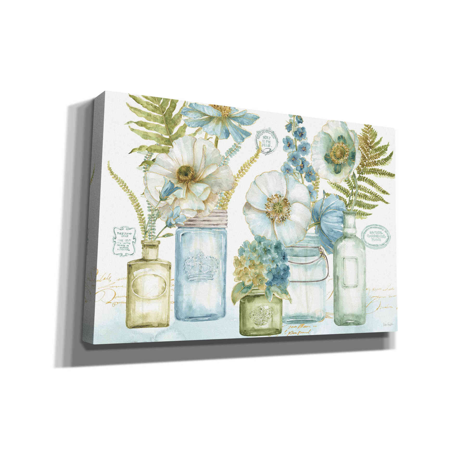 Epic Graffiti 'My Greenhouse Bouquet I' by Lisa Audit, Canvas Wall Art