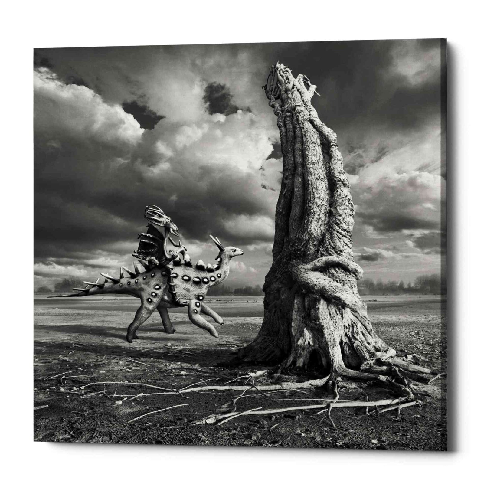 Epic Graffiti 'Ancient Warrior' by Dariusz Klimczak, Canvas Wall Art