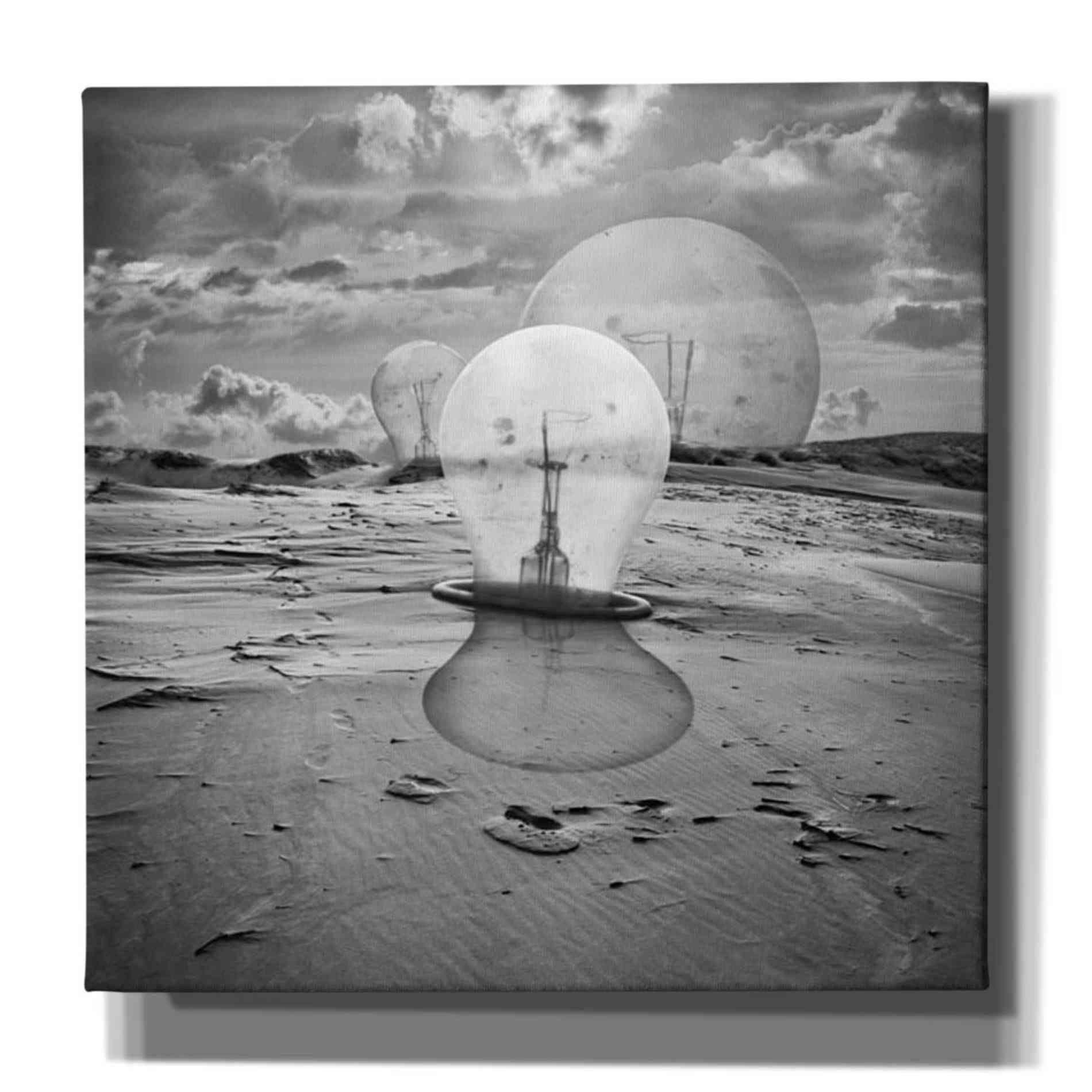 Epic Graffiti 'Bulbs' by Dariusz Klimczak, Canvas Wall Art