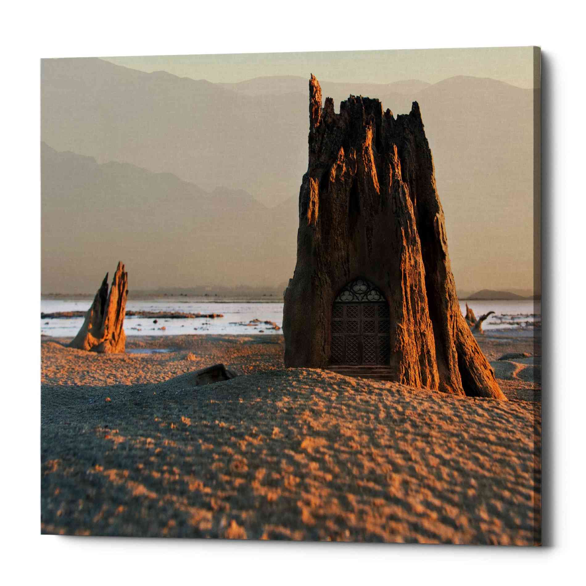 Epic Graffiti 'Chapel' by Dariusz Klimczak, Canvas Wall Art