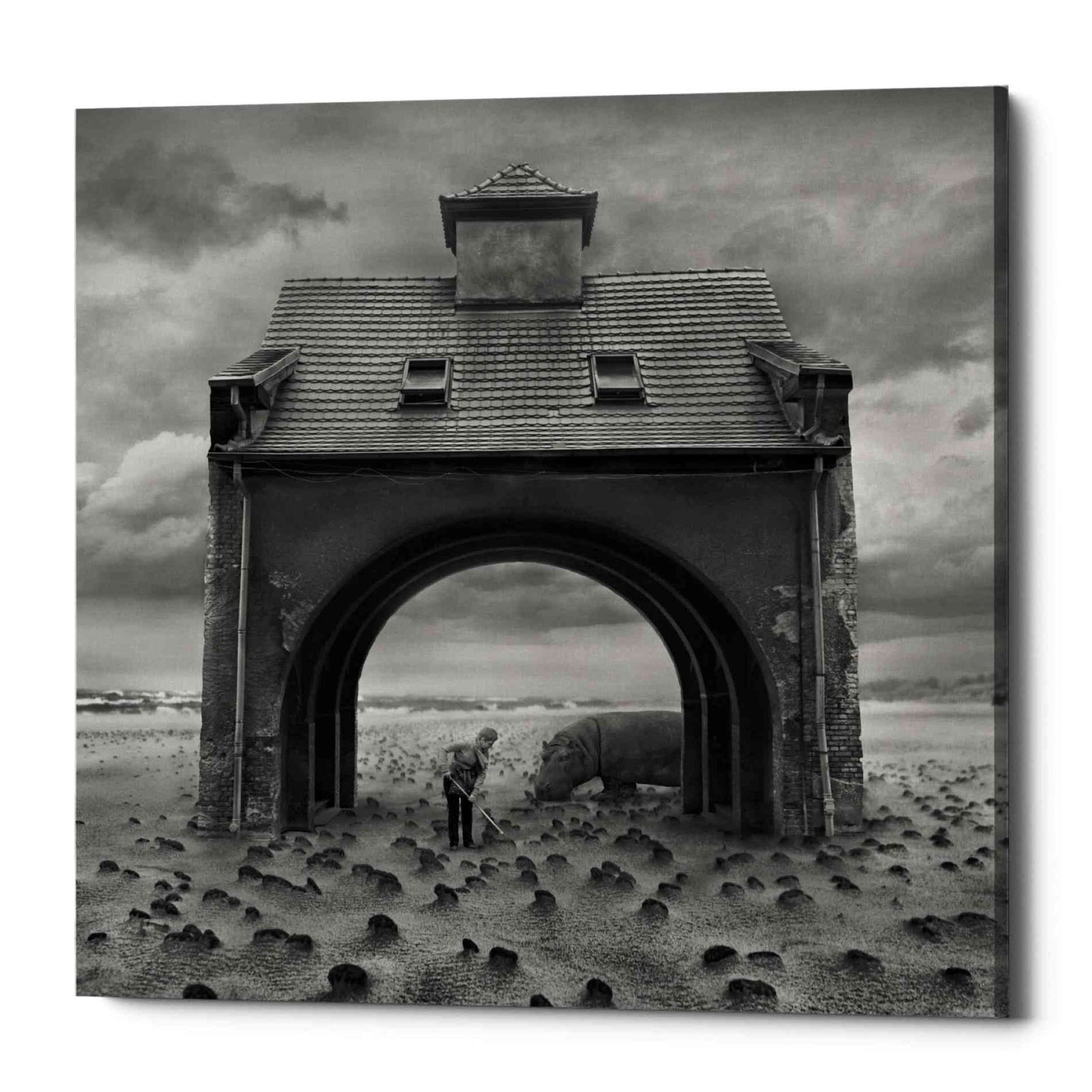 Epic Graffiti 'Gate' by Dariusz Klimczak, Canvas Wall Art